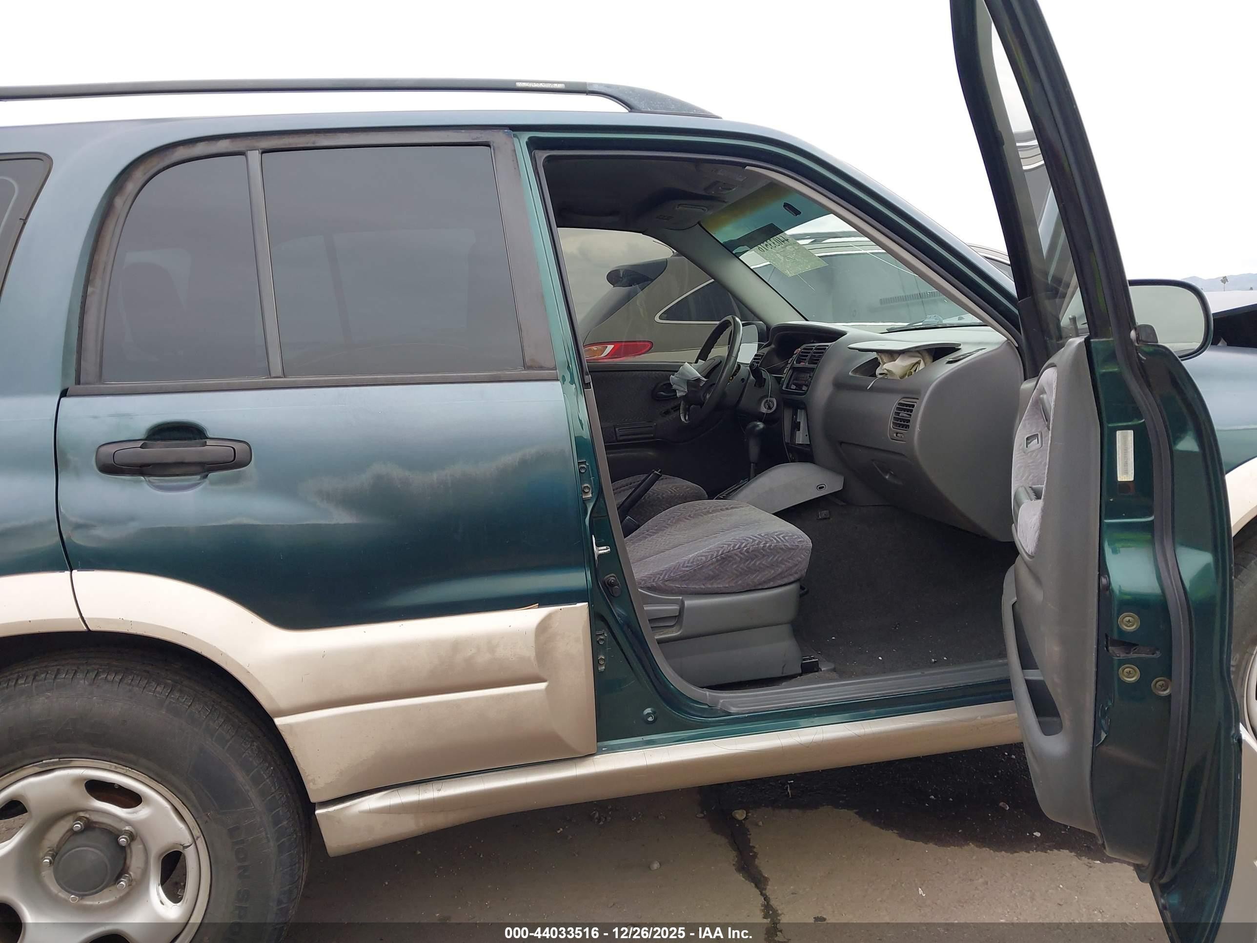 2001 Suzuki Grand Vitara Jlx/jlx+/limited Green vin: JS3TD62V914159835
