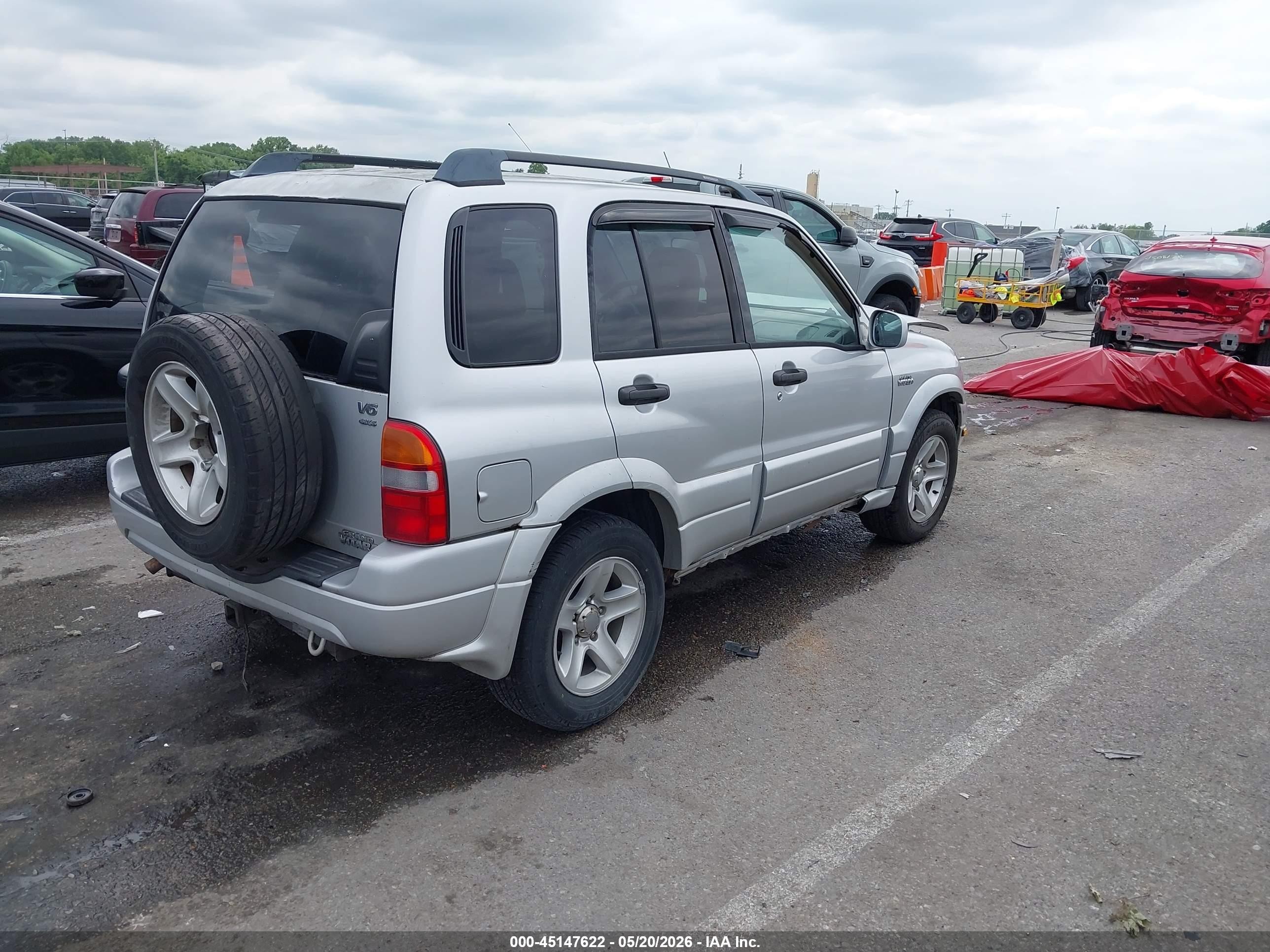 2001 Suzuki Grand Vitara Jlx/jlx+/limited Silver vin: JS3TD62V914164095