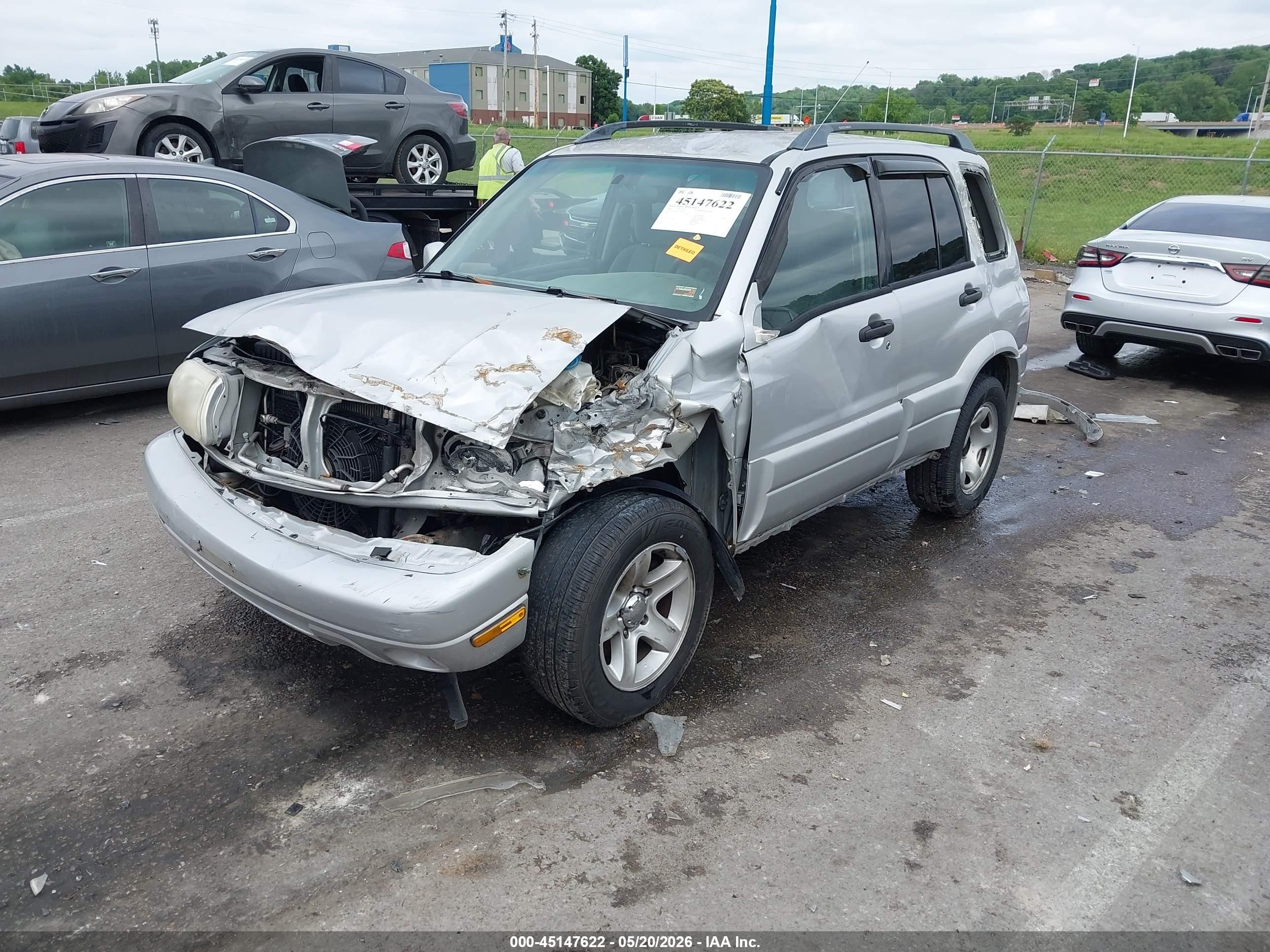 2001 Suzuki Grand Vitara Jlx/jlx+/limited Silver vin: JS3TD62V914164095