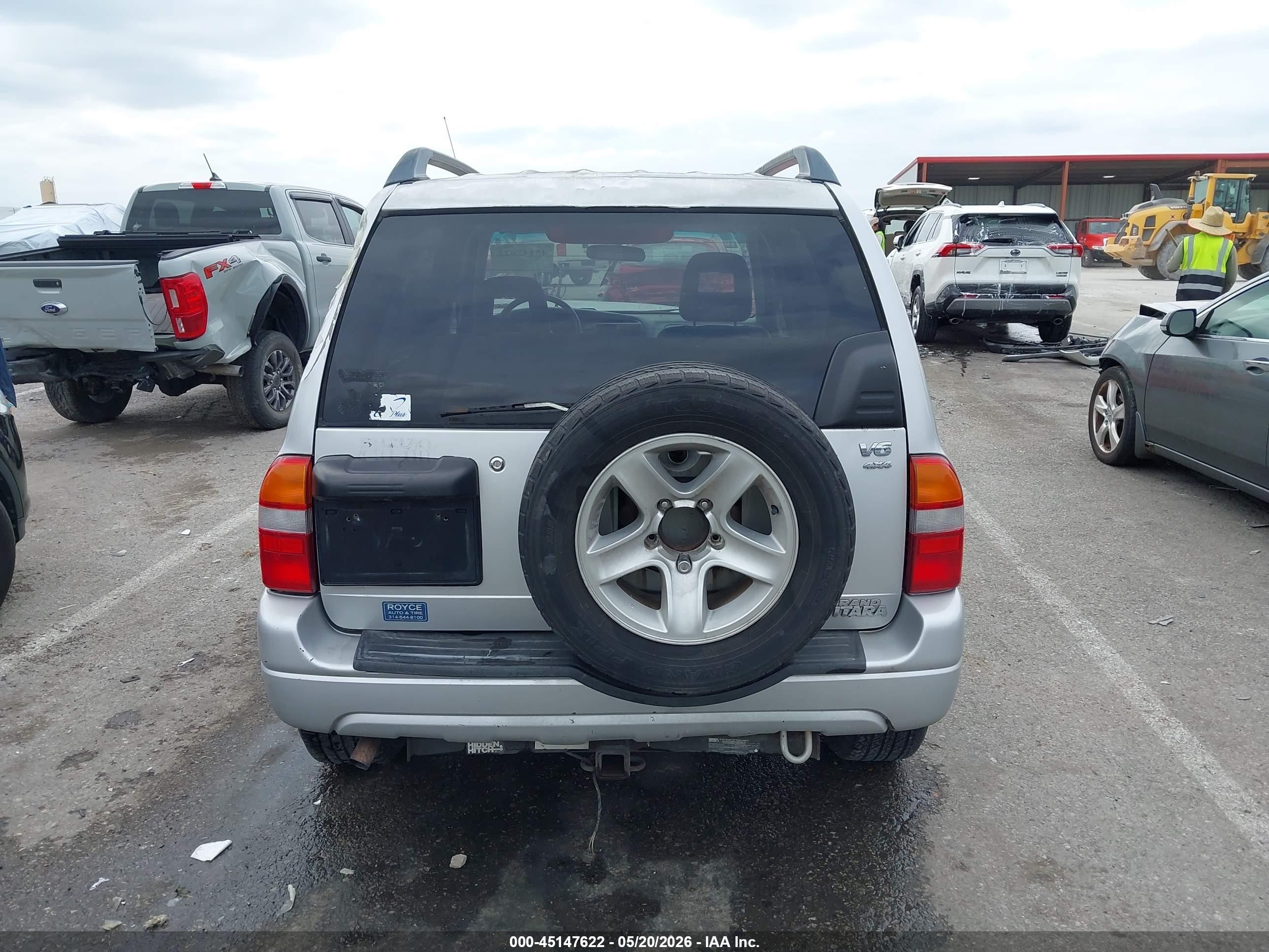 2001 Suzuki Grand Vitara Jlx/jlx+/limited Silver vin: JS3TD62V914164095