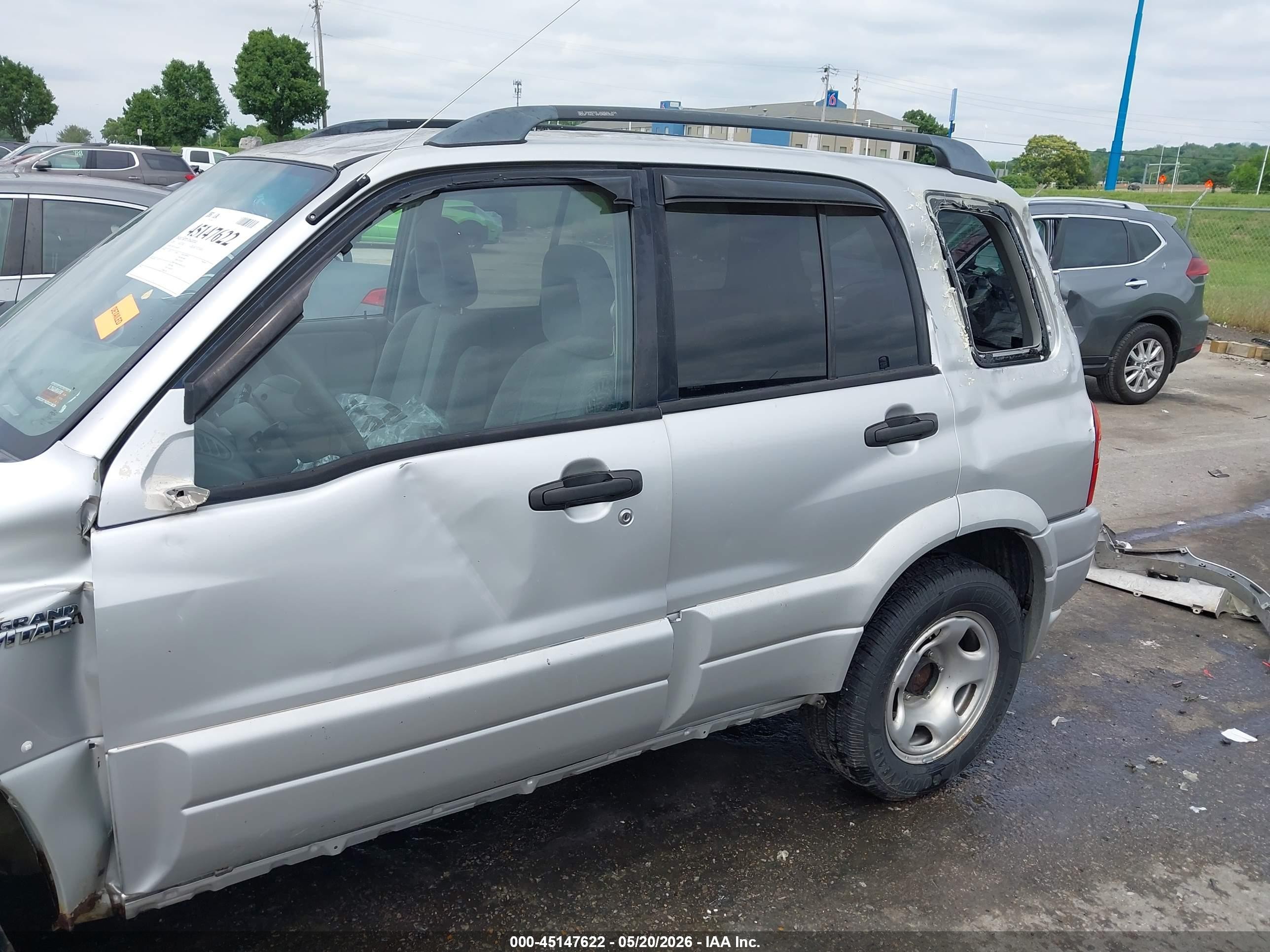 2001 Suzuki Grand Vitara Jlx/jlx+/limited Silver vin: JS3TD62V914164095