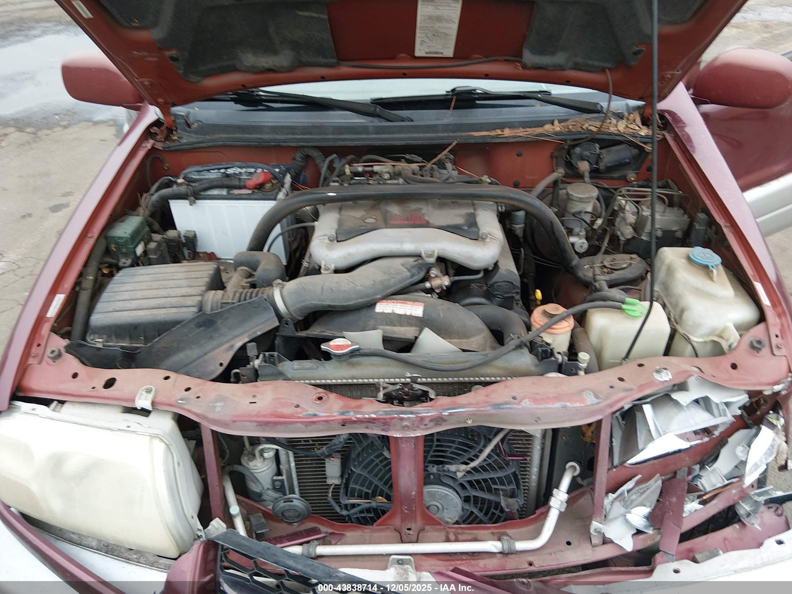 2000 Suzuki Grand Vitara Jlx/jlx+/limited Burgundy vin: JS3TD62V9Y4112122