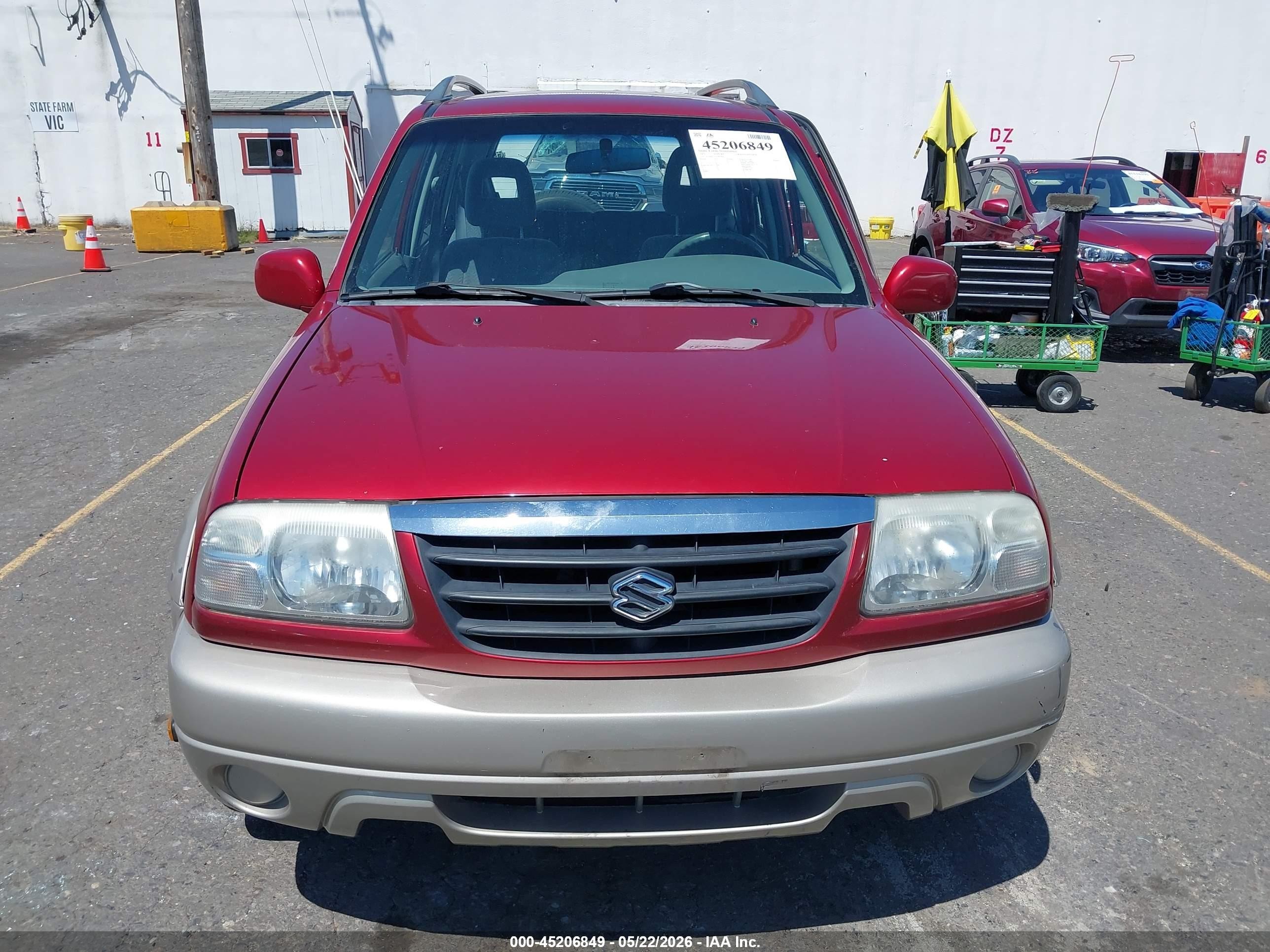 2001 Suzuki Grand Vitara Jlx/jlx+/limited Red vin: JS3TD62VX14168902