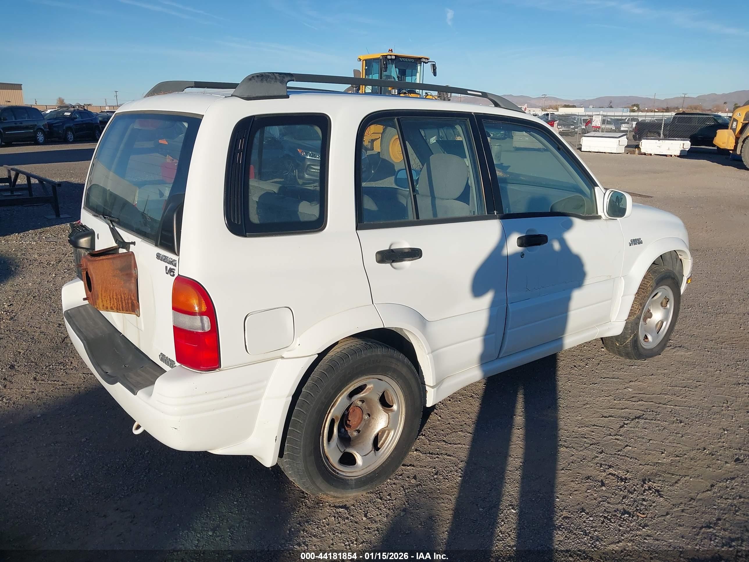 2000 Suzuki Grand Vitara Jlx/jlx+/limited White vin: JS3TD62VXY4106894