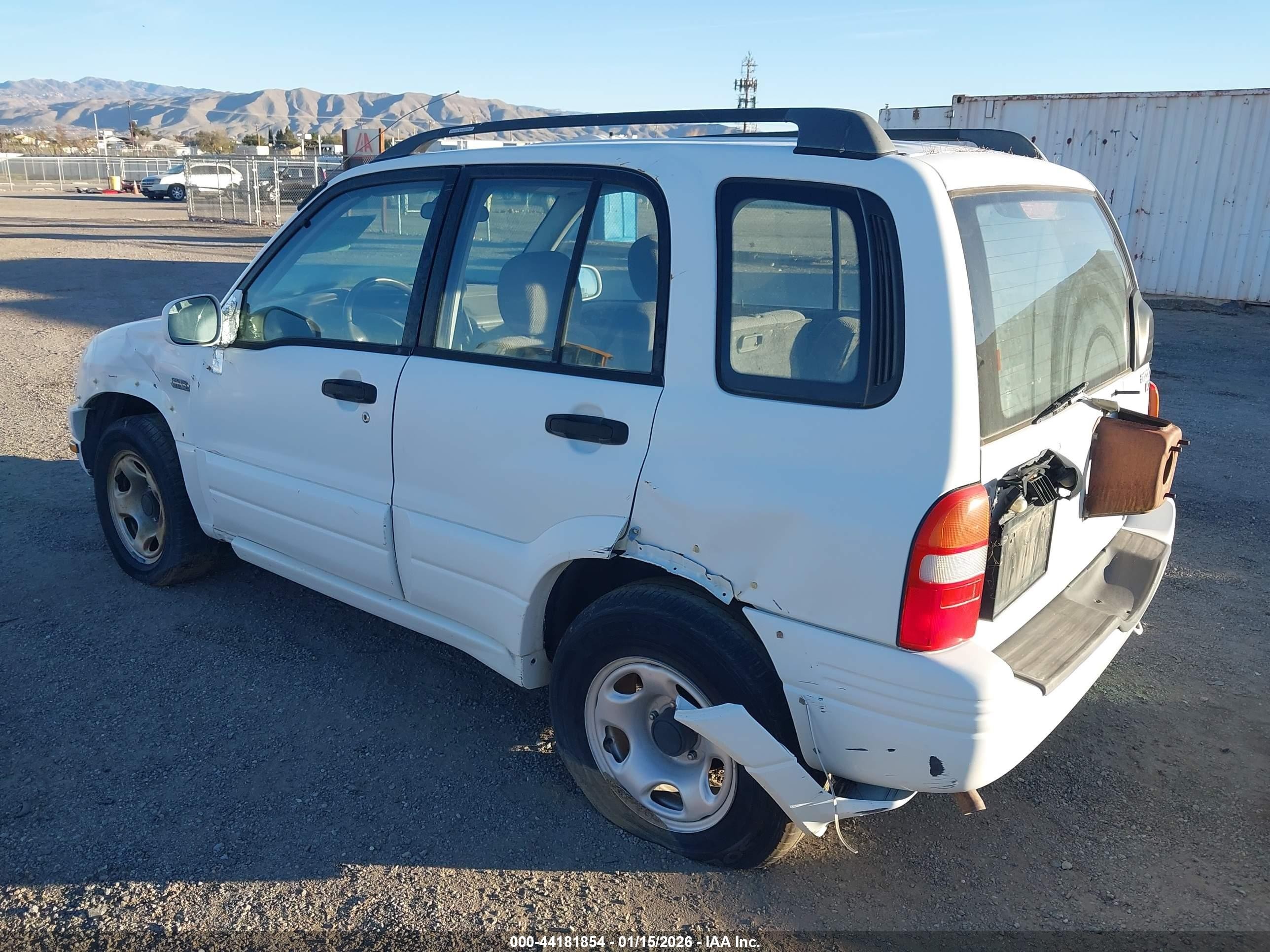 2000 Suzuki Grand Vitara Jlx/jlx+/limited White vin: JS3TD62VXY4106894