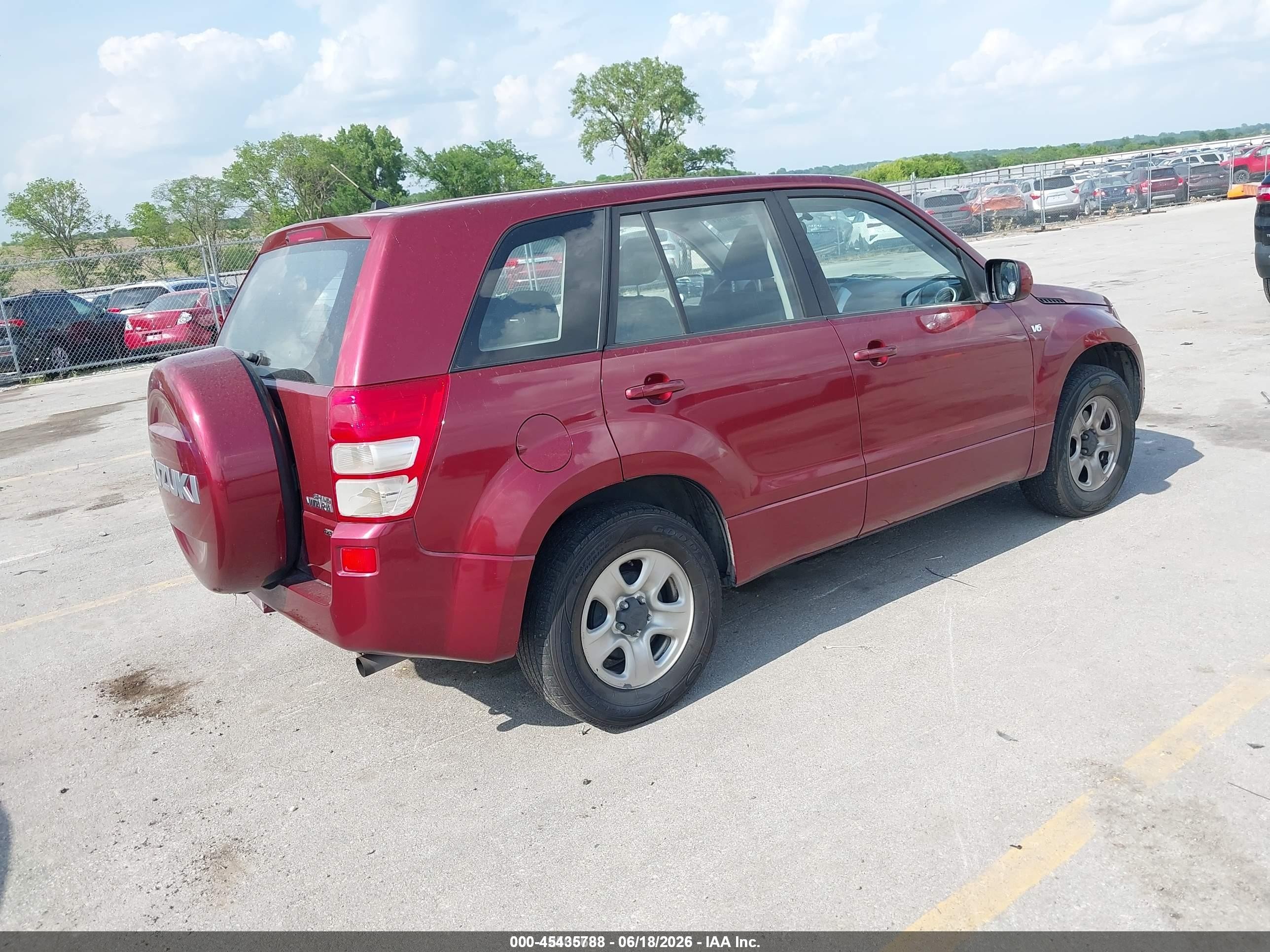2007 Suzuki Grand Vitara   Red vin: JS3TD941274205171