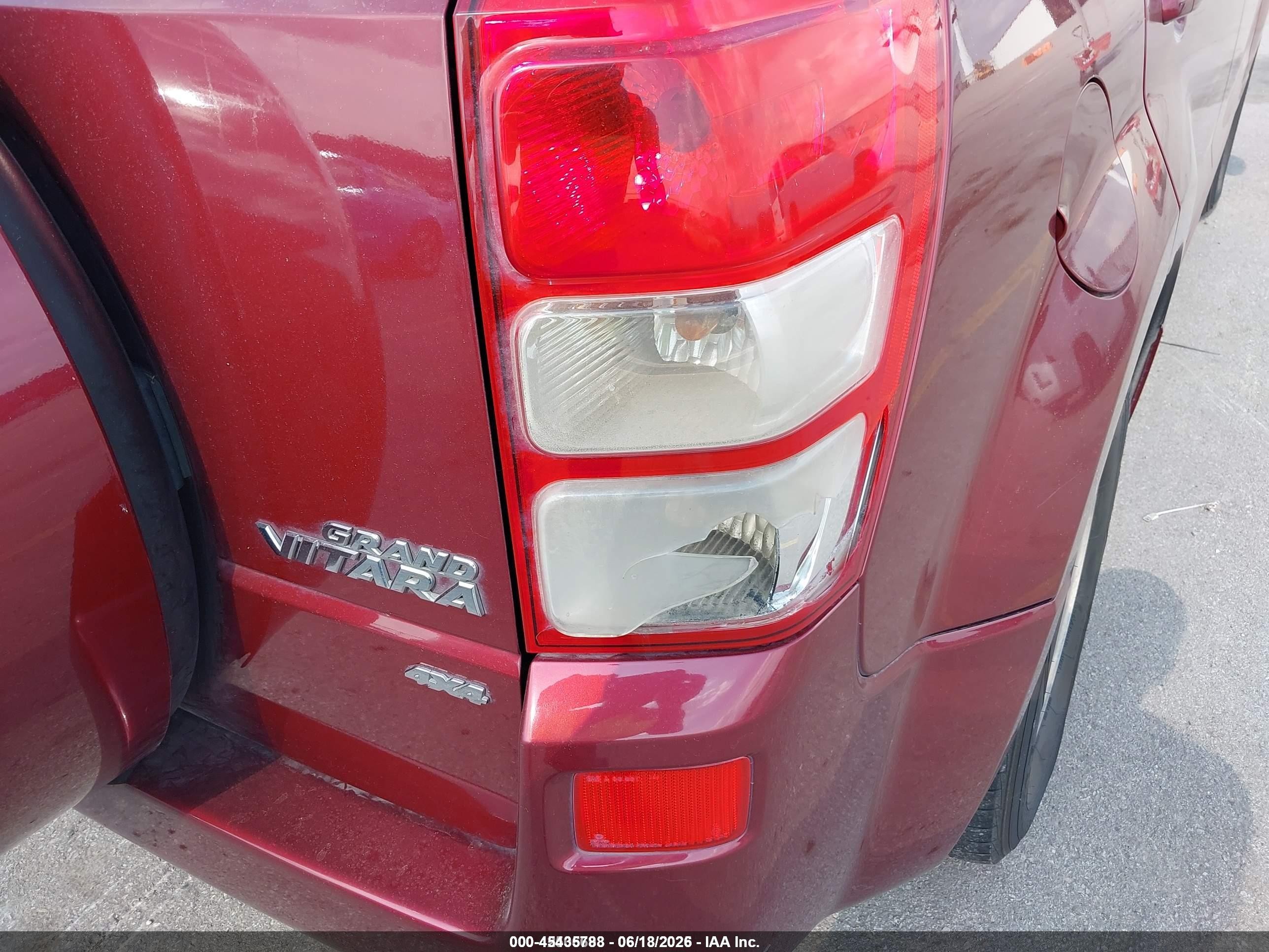 2007 Suzuki Grand Vitara   Red vin: JS3TD941274205171