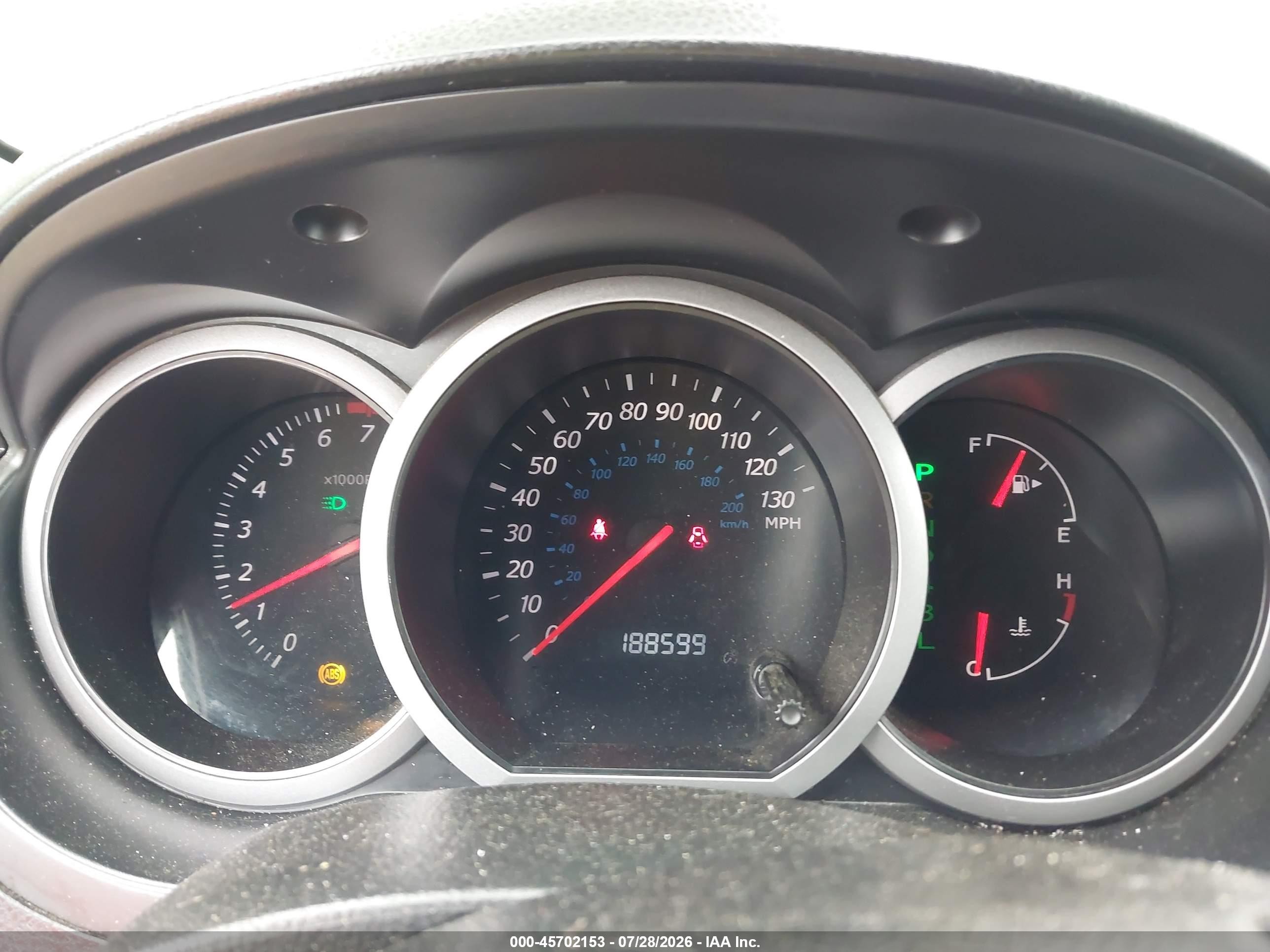 2007 Suzuki Grand Vitara   Red vin: JS3TD941374203333