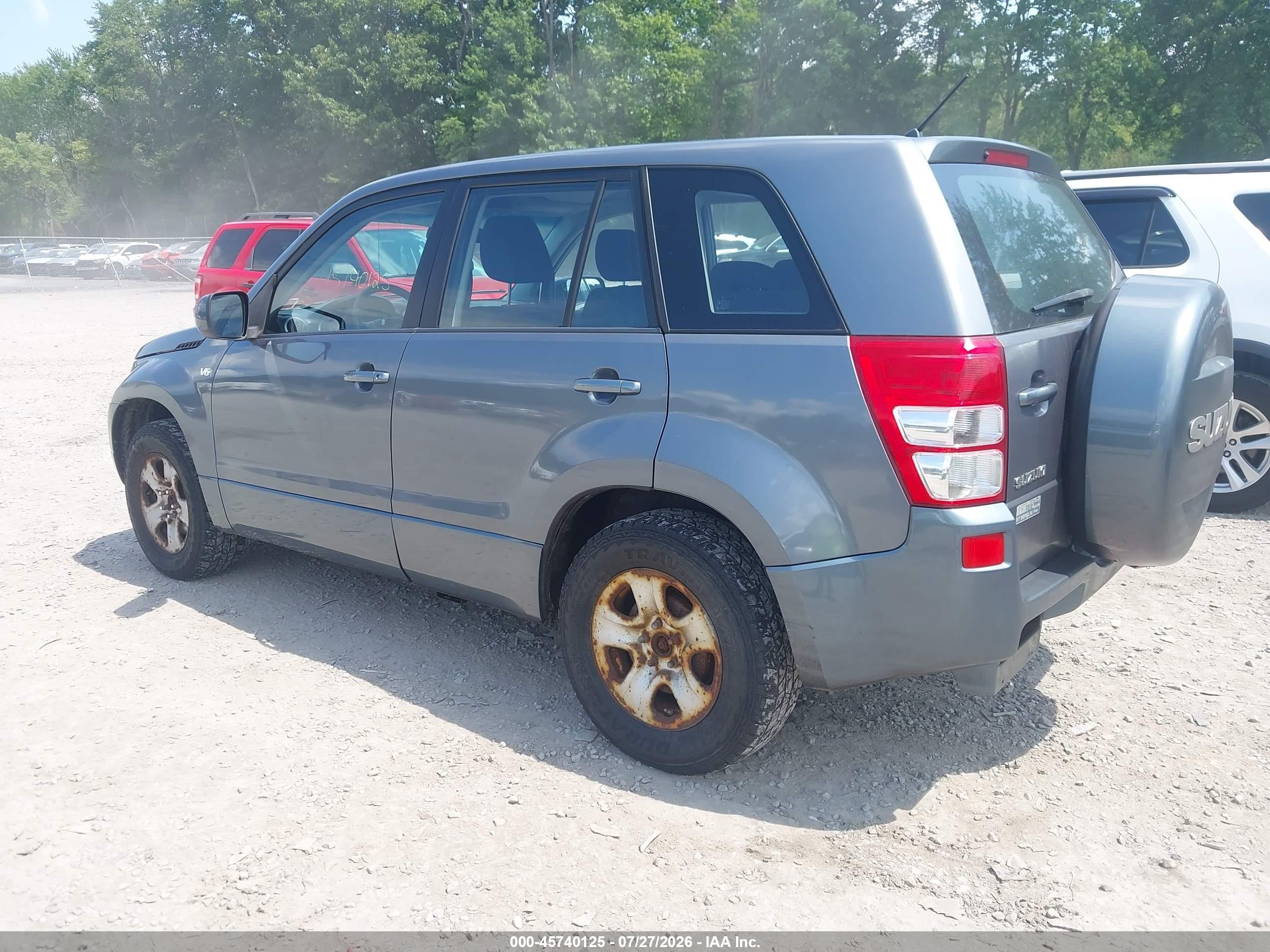2007 Suzuki Grand Vitara Серый vin: JS3TD941674205027