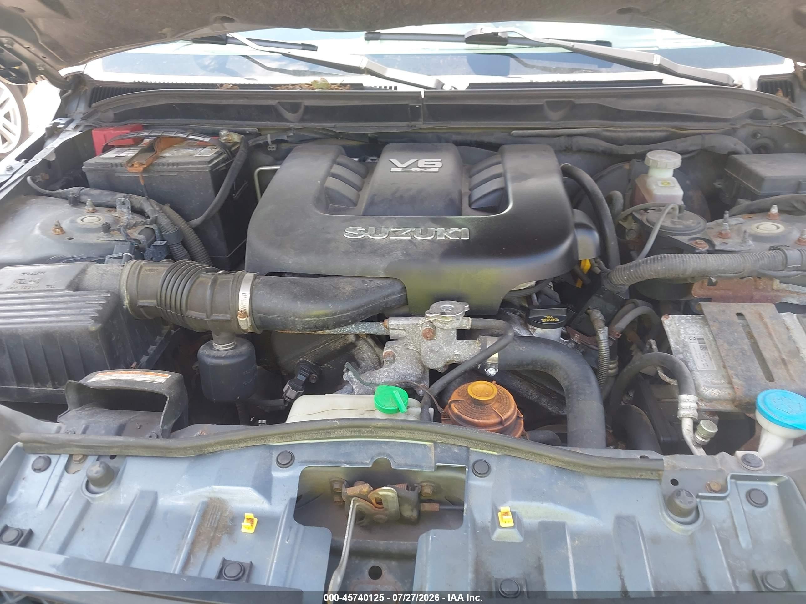 2007 Suzuki Grand Vitara Серый vin: JS3TD941674205027
