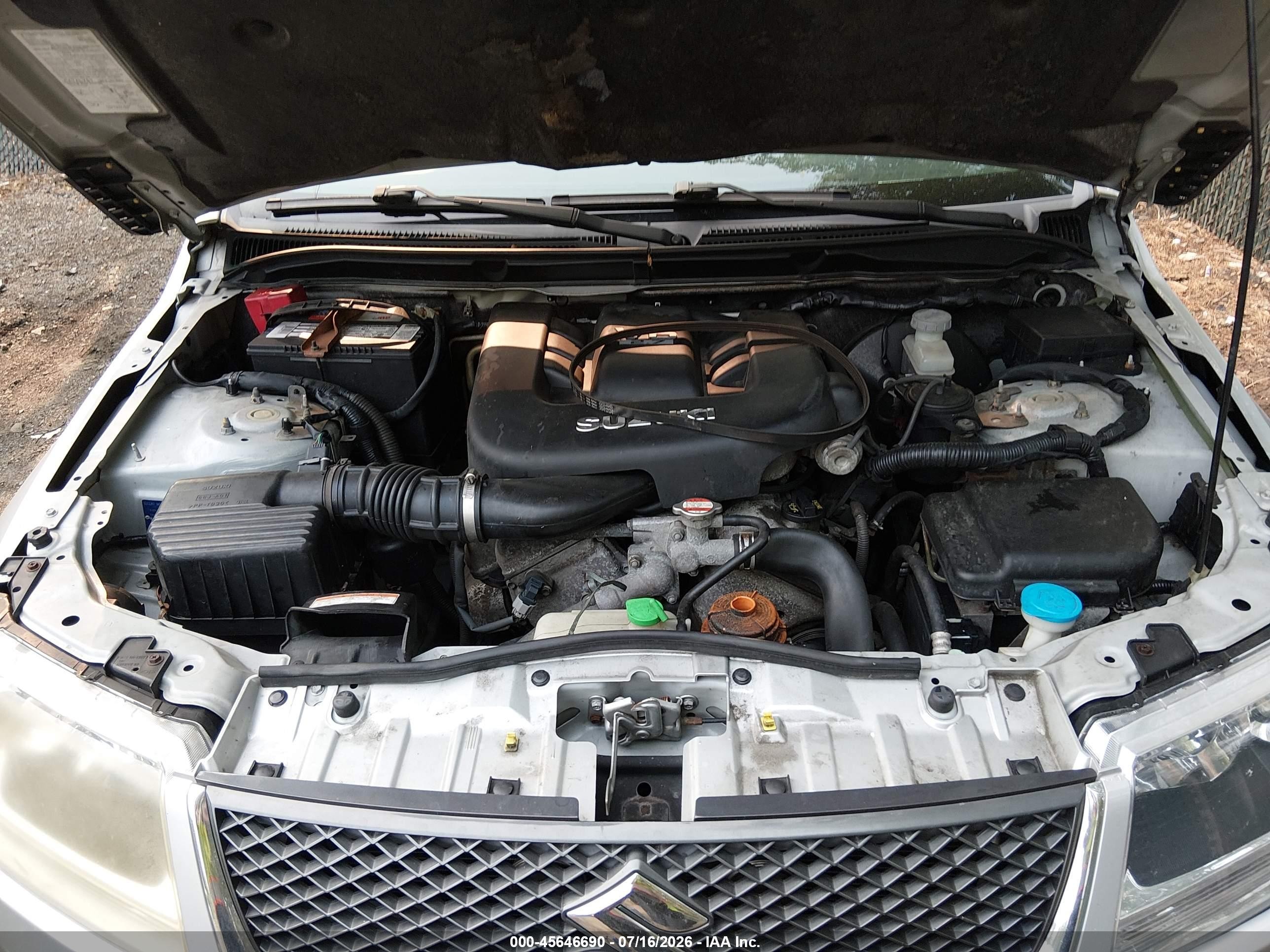 2006 Suzuki Grand Vitara Premium Silver vin: JS3TD943564103301