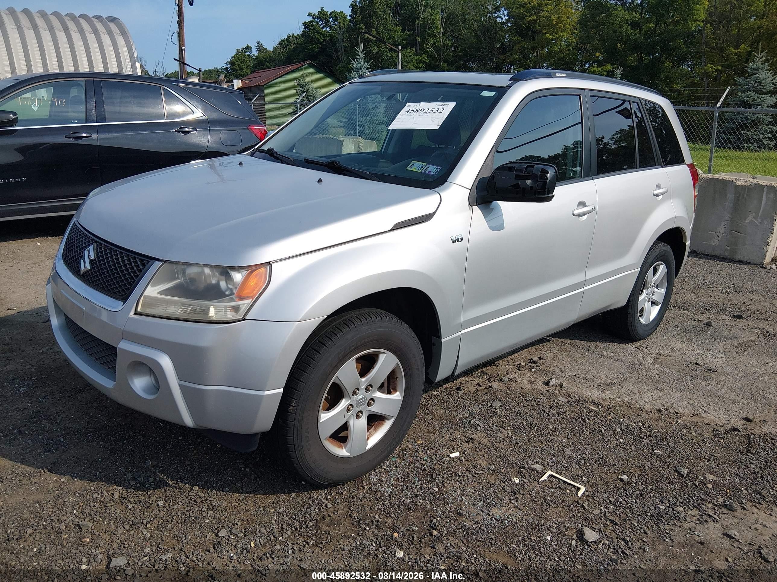 2007 Suzuki Grand Vitara Xsport Silver vin: JS3TD944074203672
