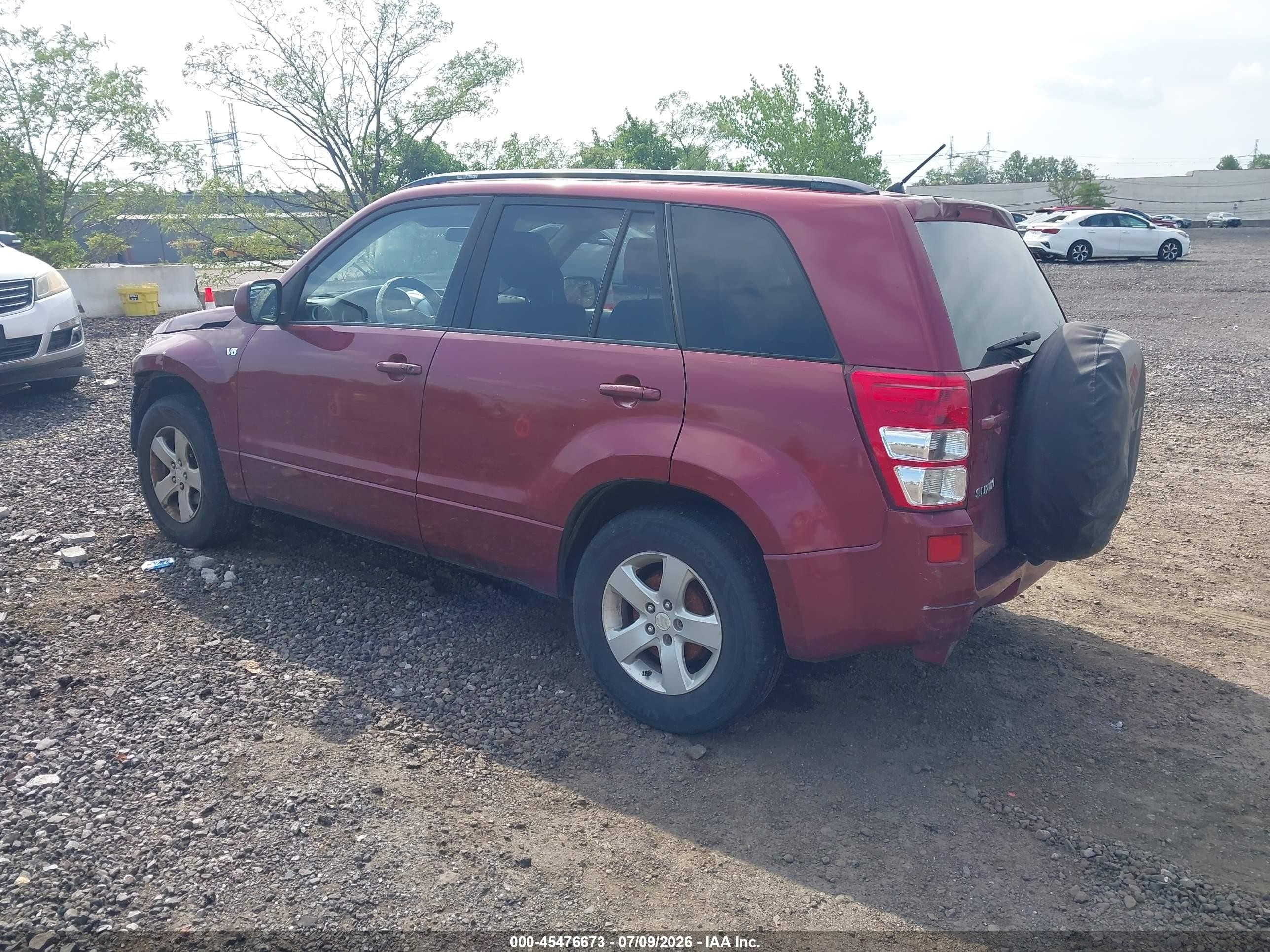 2008 Suzuki Grand Vitara Xsport W/snrf Red vin: JS3TD944084102195