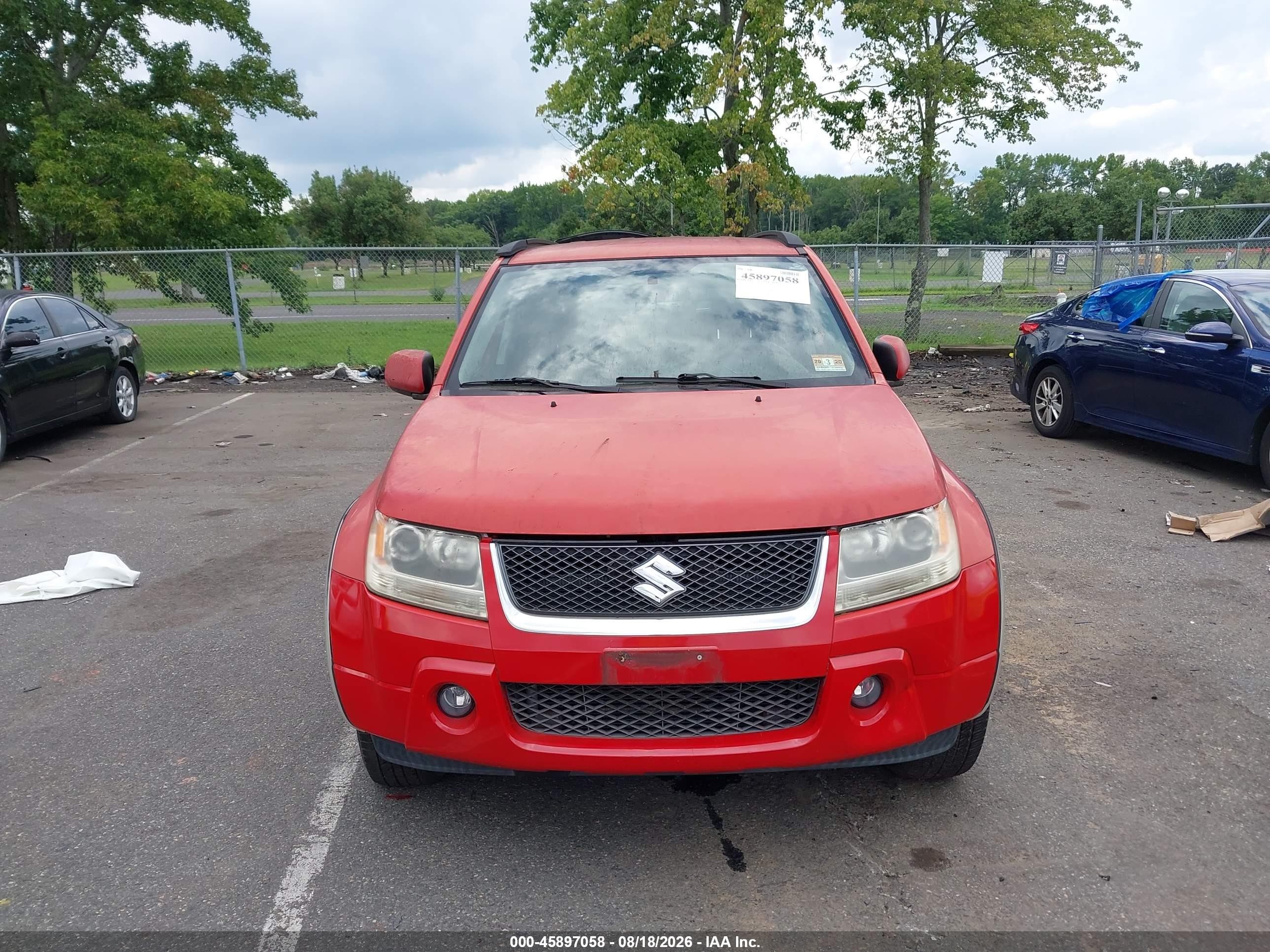 2006 Suzuki Grand Vitara Xsport Red vin: JS3TD944164100470