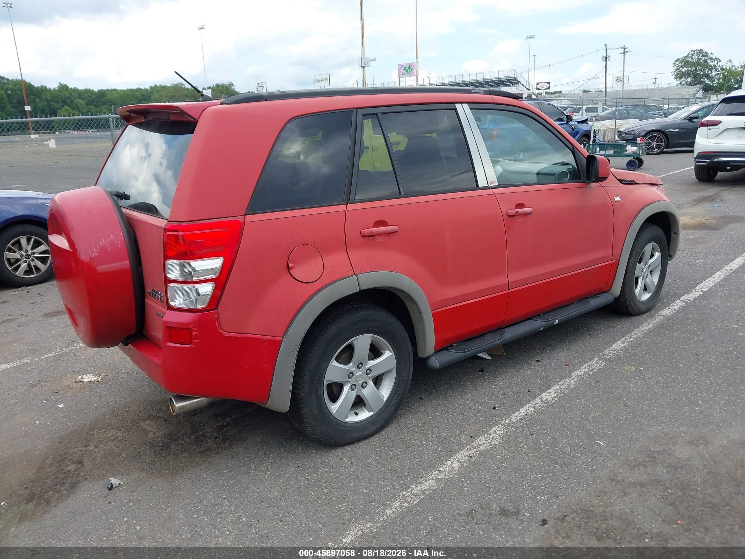 2006 Suzuki Grand Vitara Xsport Red vin: JS3TD944164100470