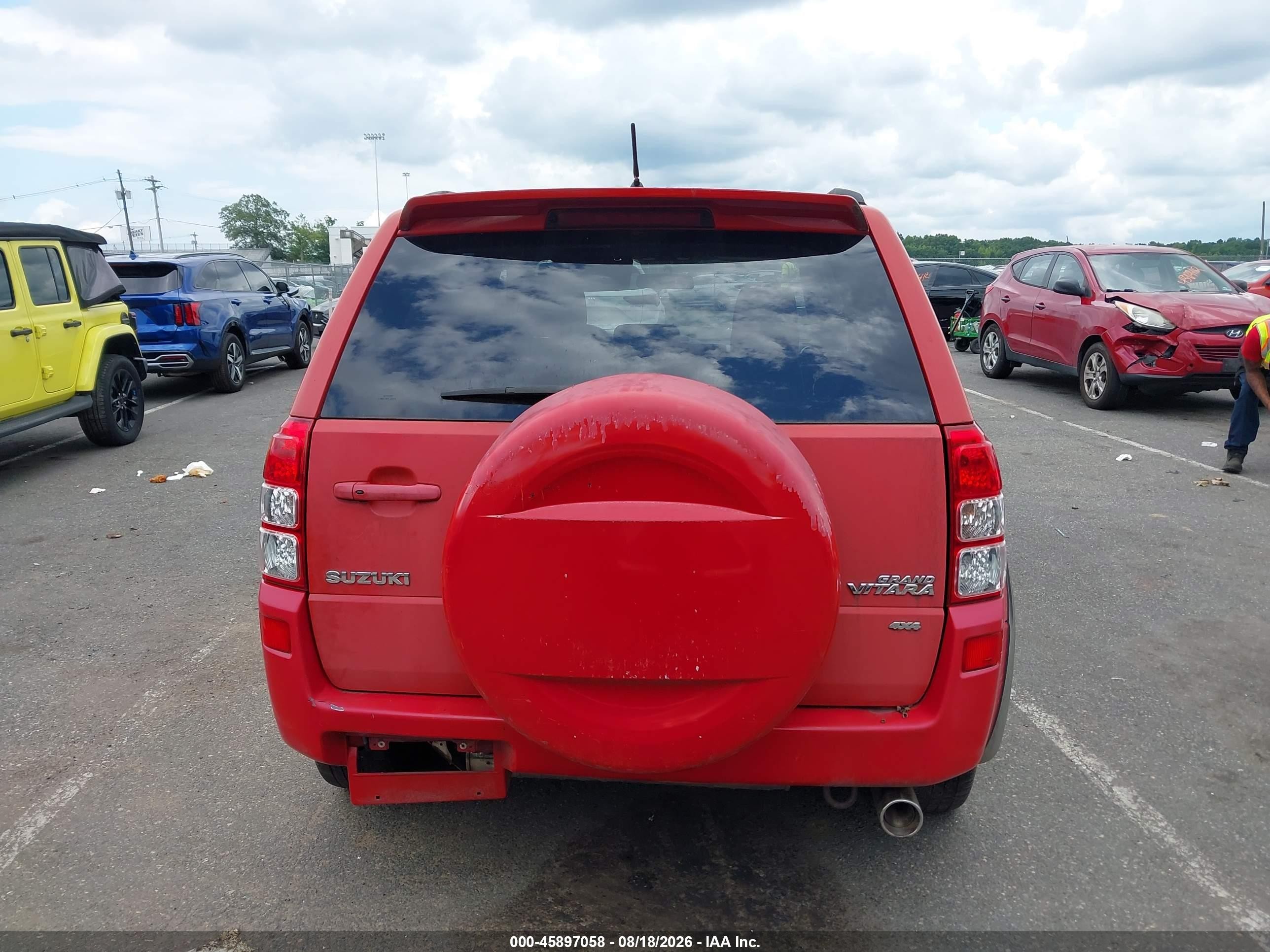 2006 Suzuki Grand Vitara Xsport Red vin: JS3TD944164100470