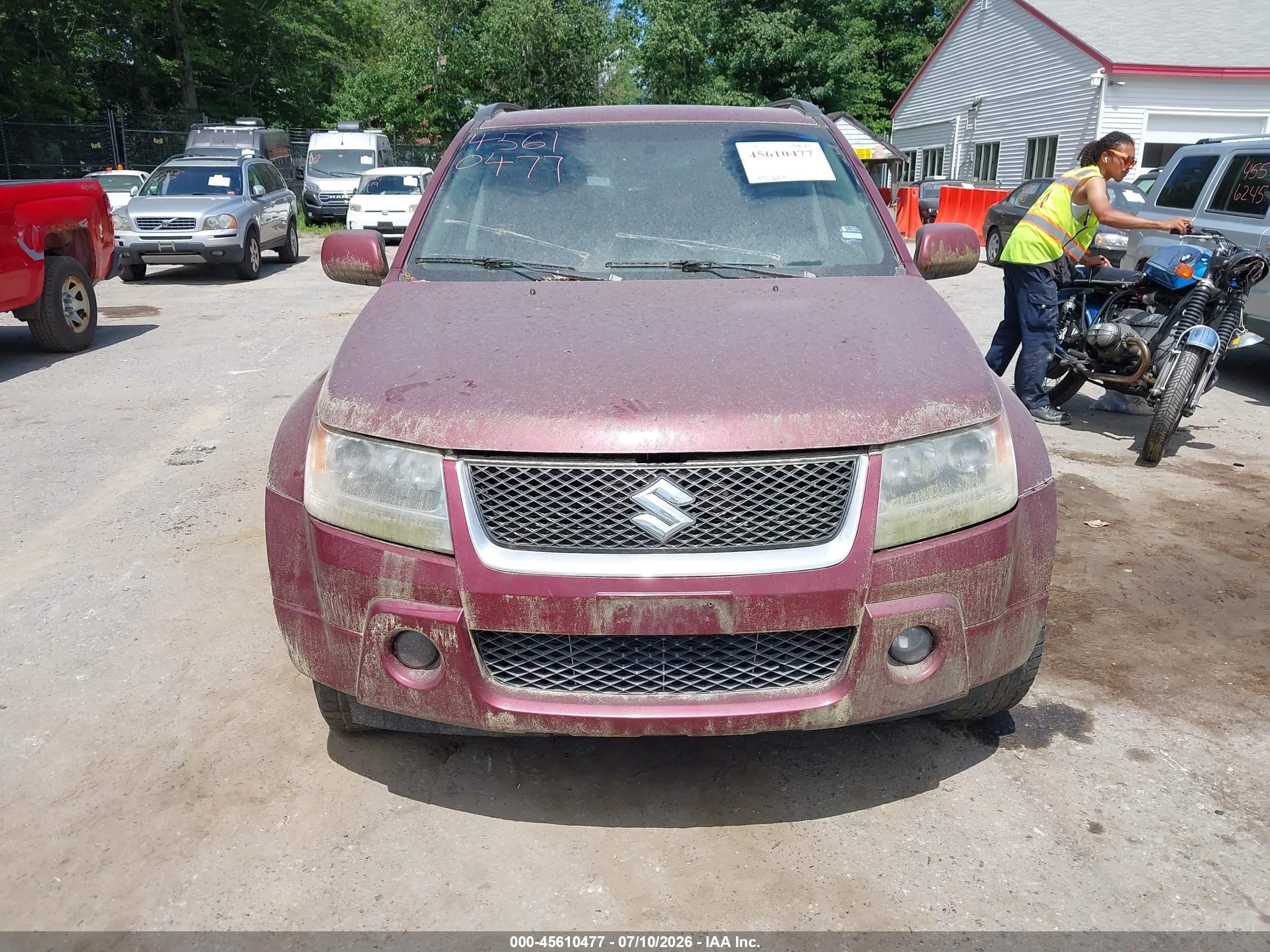 2008 Suzuki Grand Vitara Xsport W/snrf Maroon vin: JS3TD944384101185
