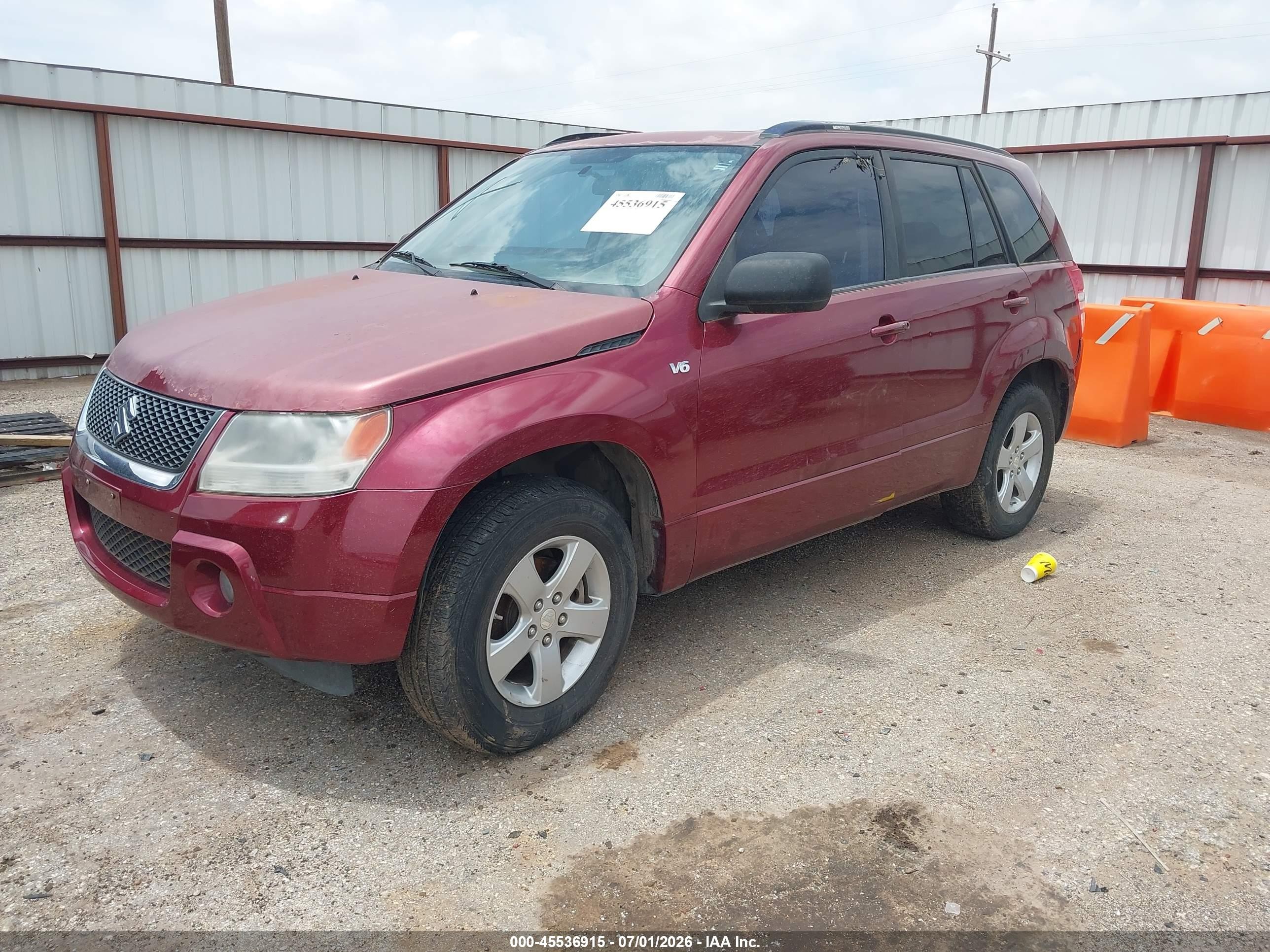 2008 Suzuki Grand Vitara Xsport W/snrf Red vin: JS3TD944684101245