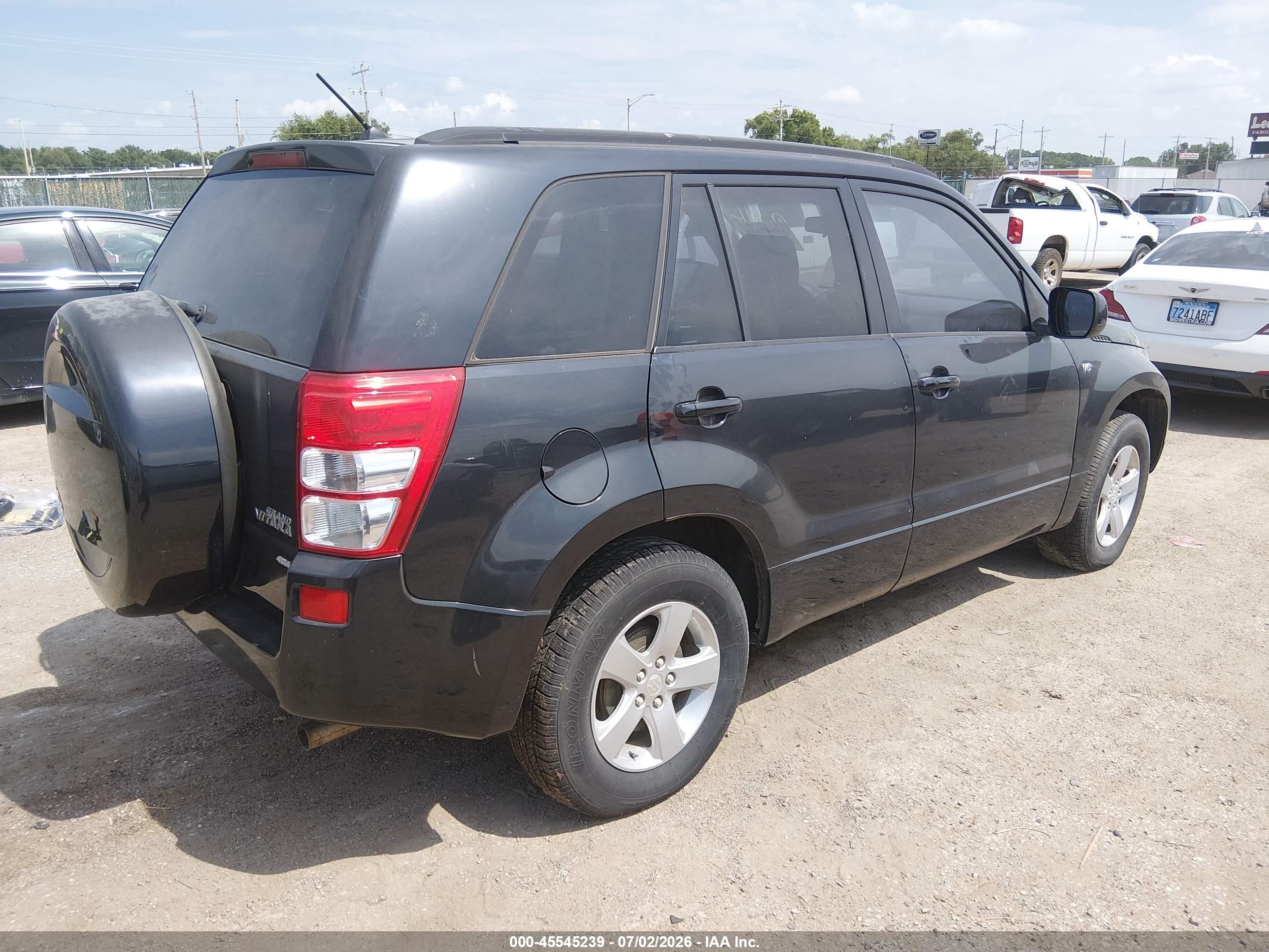 2006 Suzuki Grand Vitara Xsport Black vin: JS3TD944X64103397