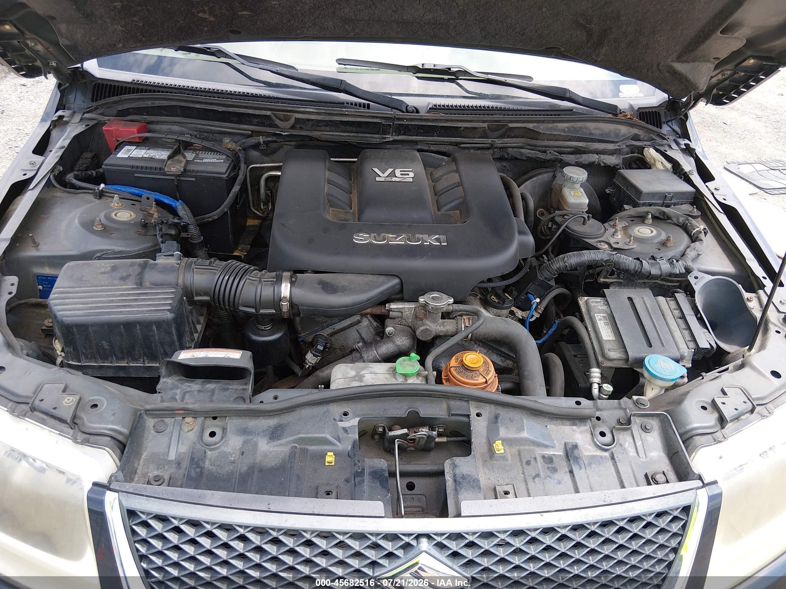 2008 Suzuki Grand Vitara Luxury Black vin: JS3TD947684103409