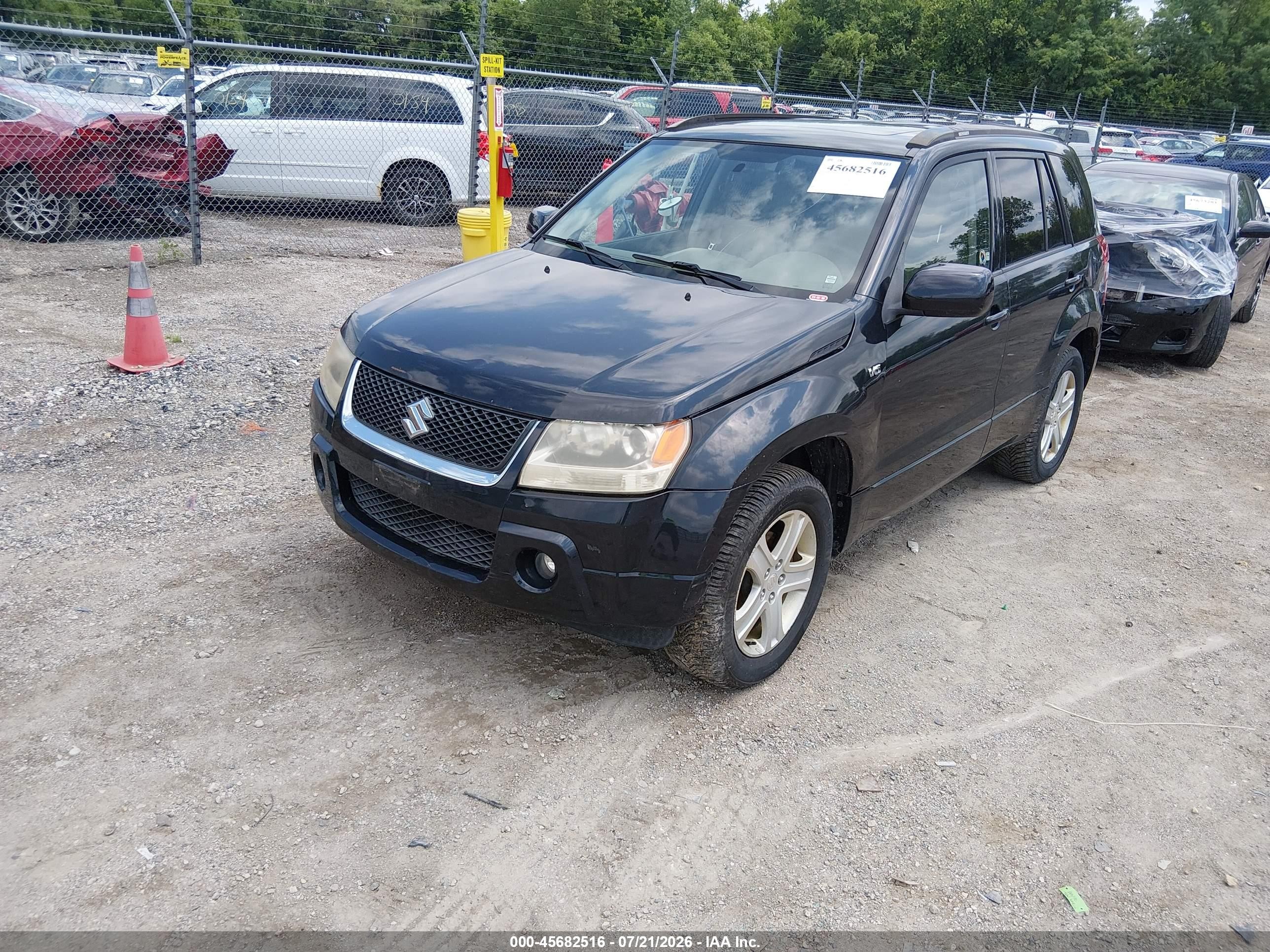 2008 Suzuki Grand Vitara Luxury Black vin: JS3TD947684103409
