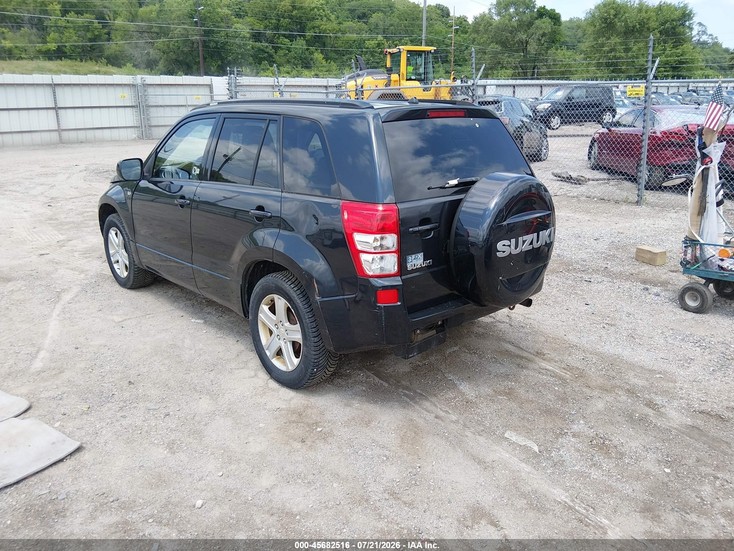 2008 Suzuki Grand Vitara Luxury Black vin: JS3TD947684103409