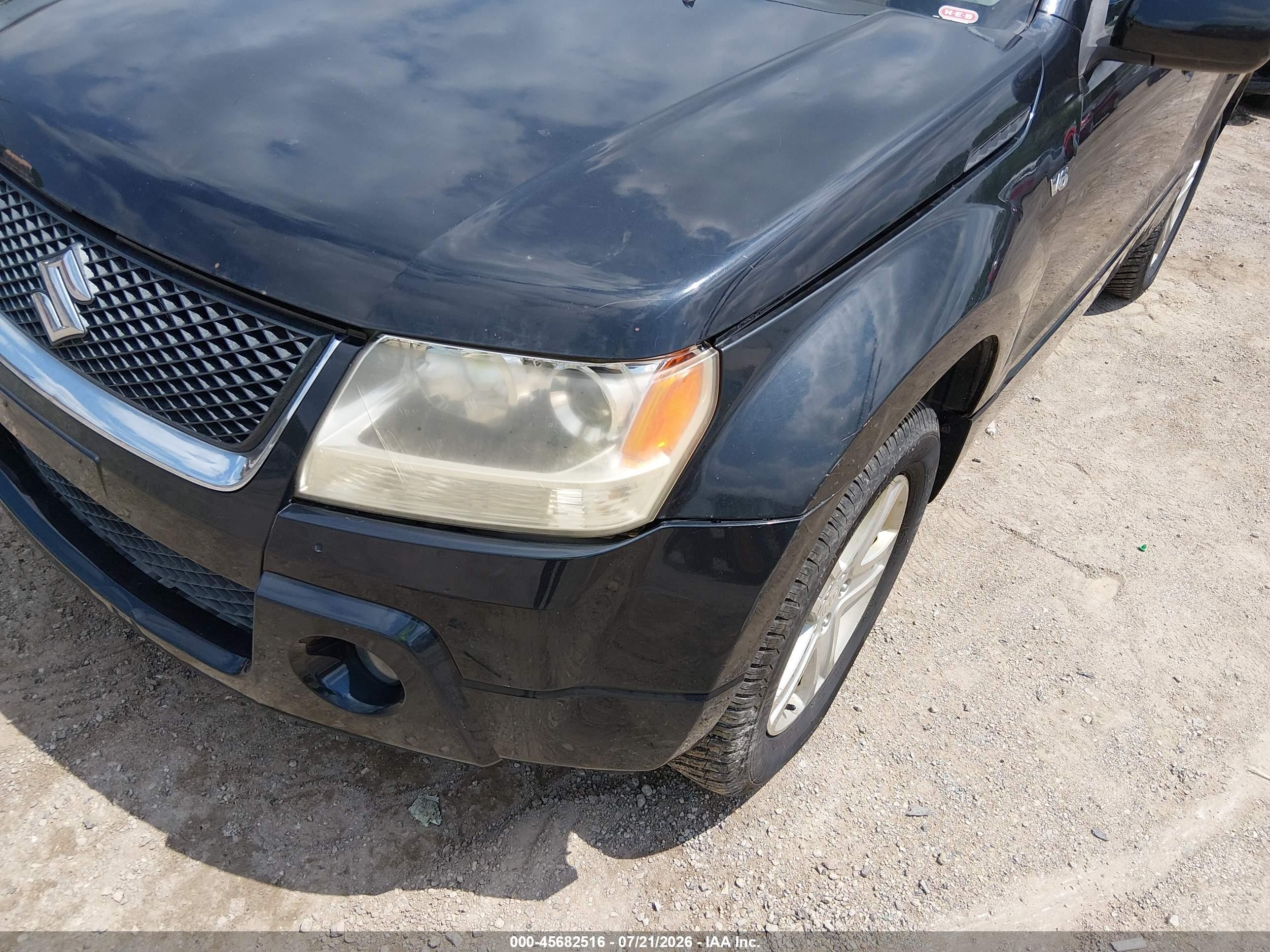 2008 Suzuki Grand Vitara Luxury Black vin: JS3TD947684103409