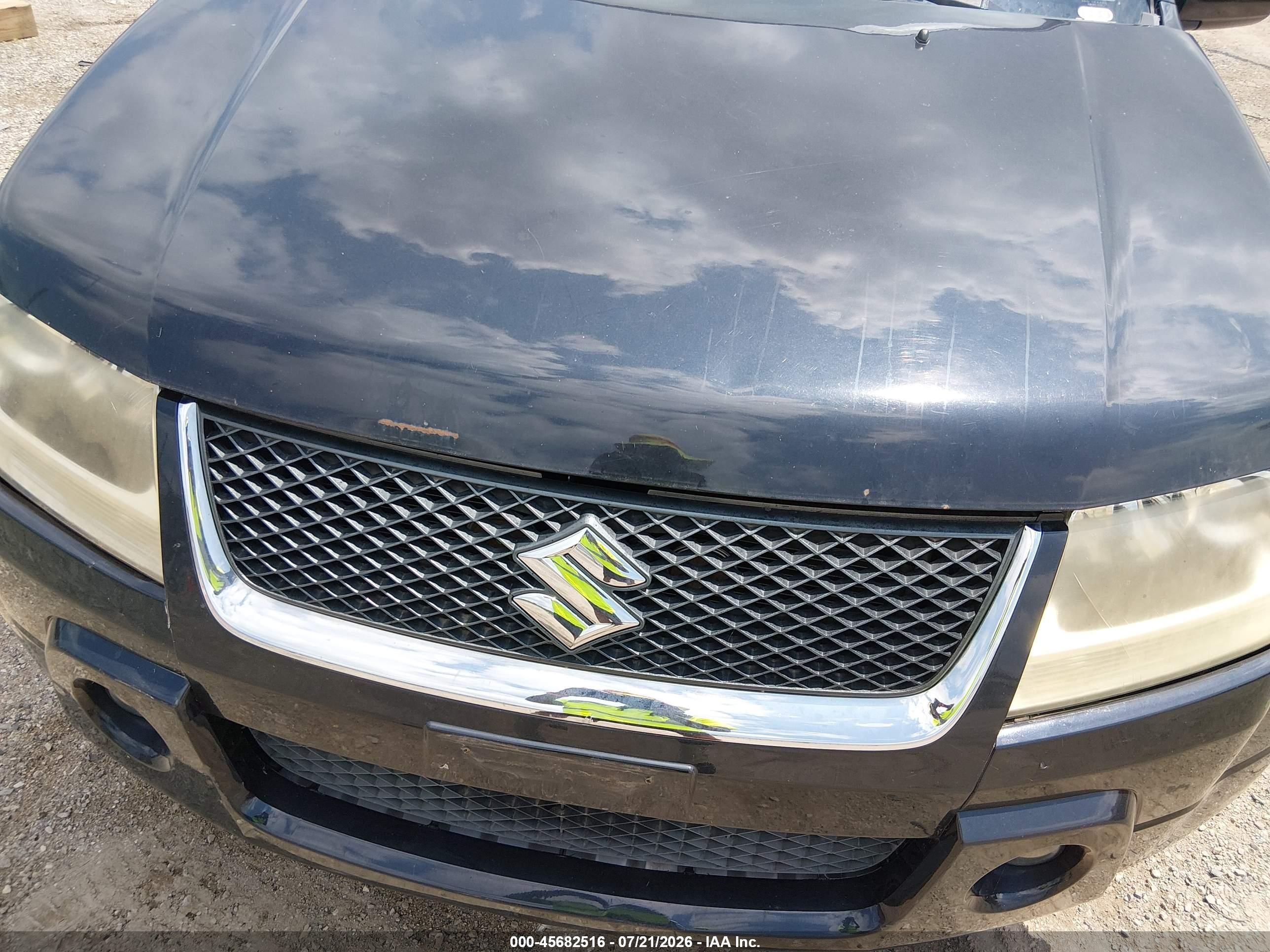 2008 Suzuki Grand Vitara Luxury Black vin: JS3TD947684103409