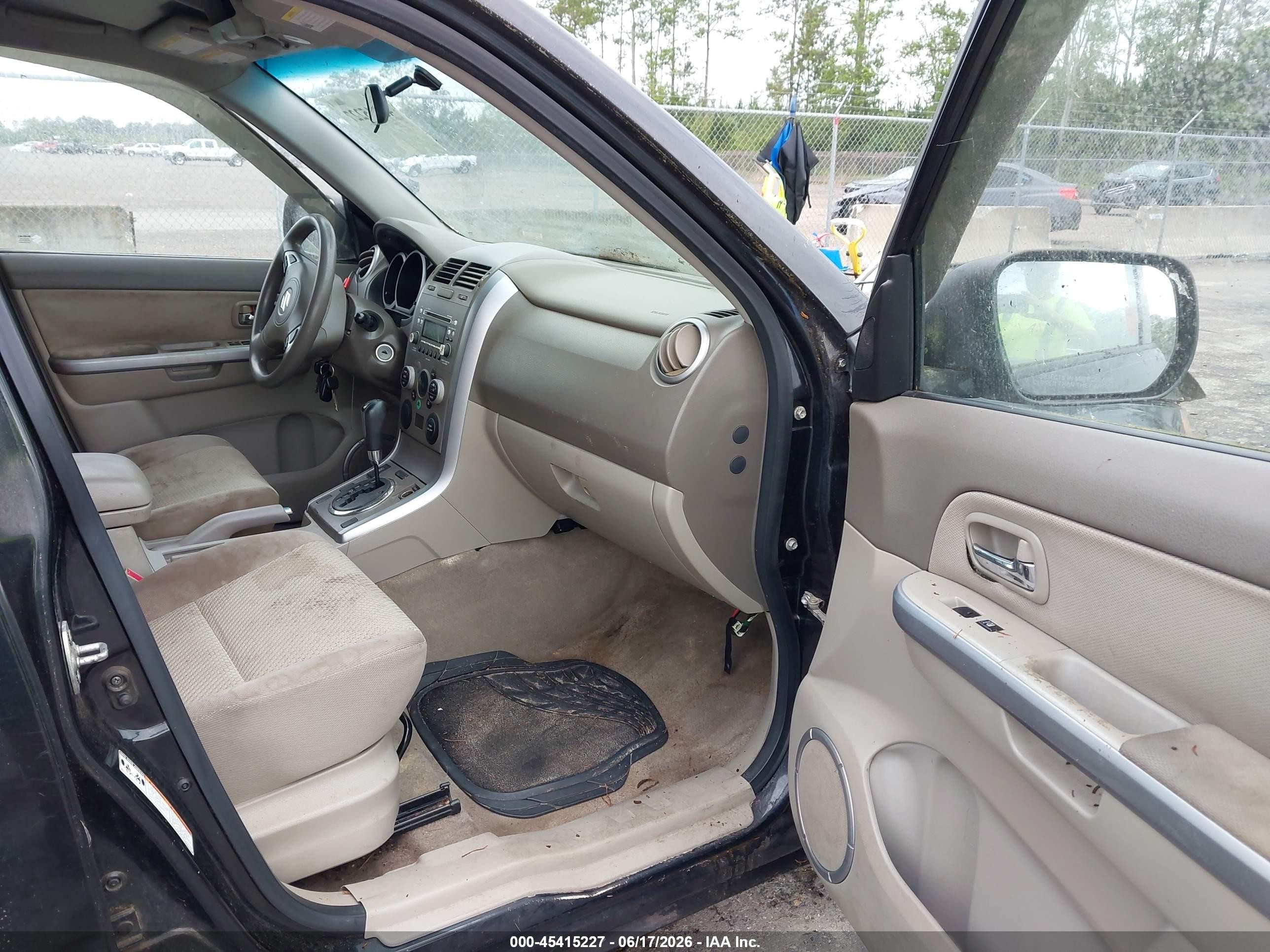 2009 Suzuki Grand Vitara Black vin: JS3TE042394100059