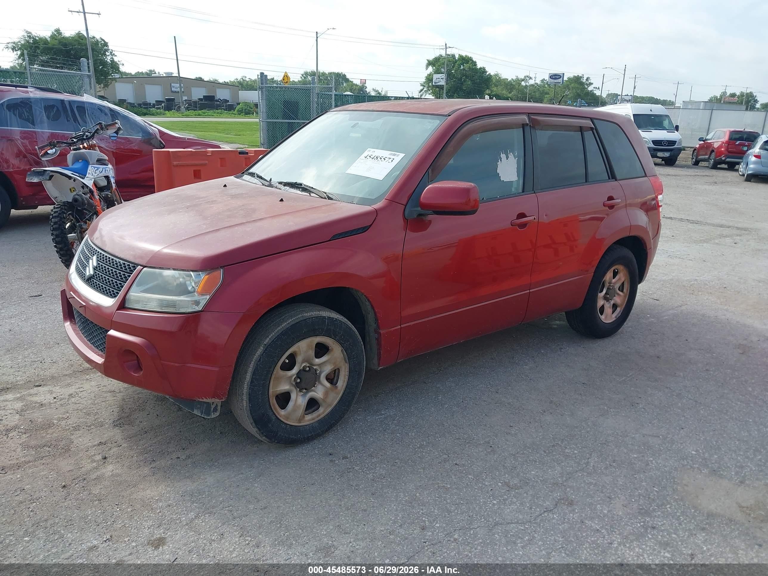 2012 Suzuki Grand Vitara Premium Red vin: JS3TE0D22C4100450