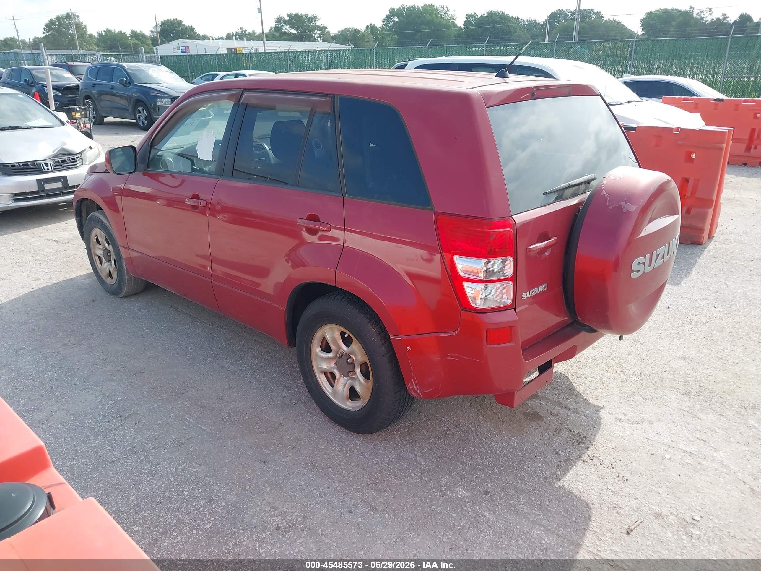 2012 Suzuki Grand Vitara Premium Red vin: JS3TE0D22C4100450