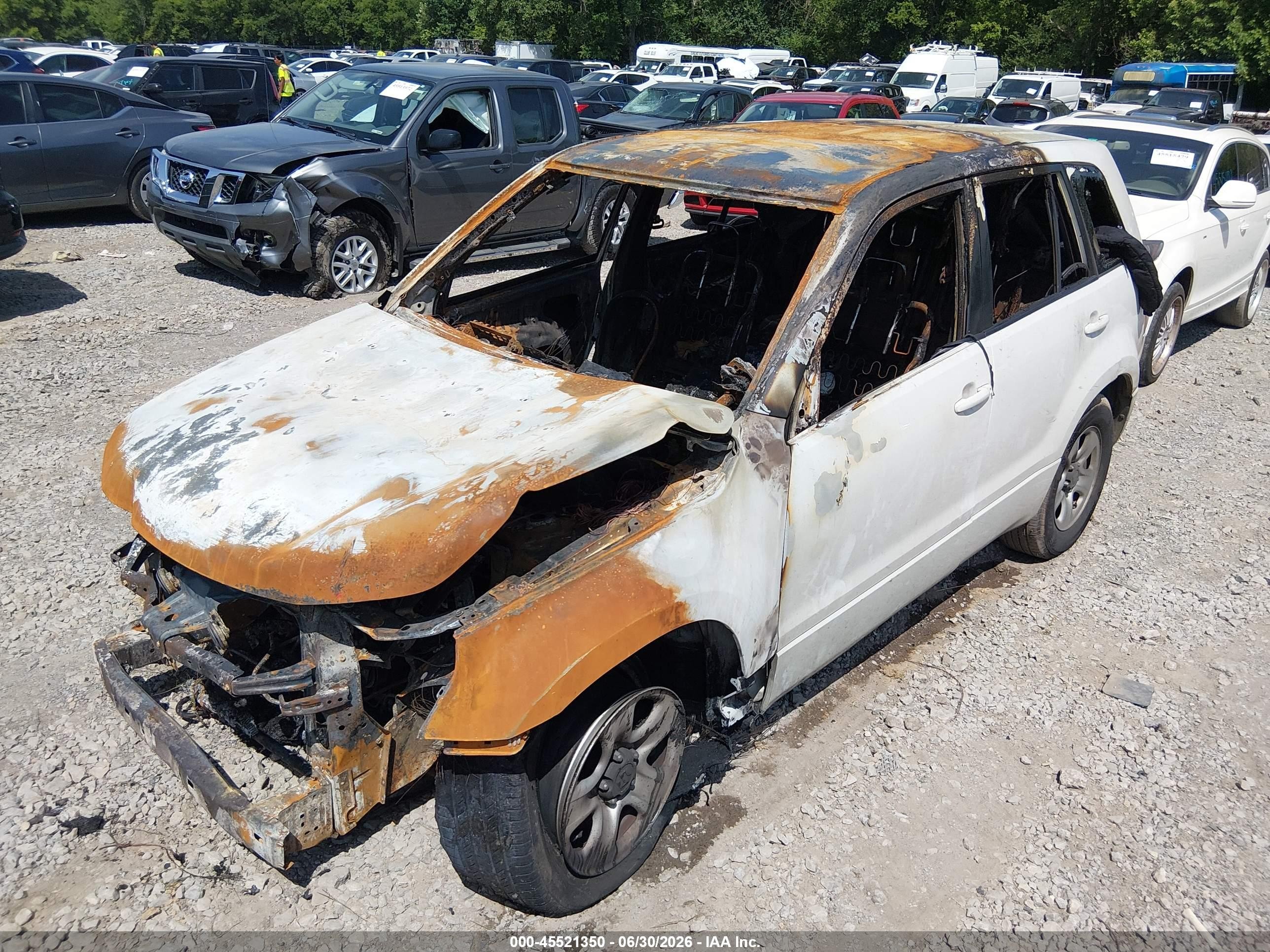 2010 Suzuki Grand Vitara Premium White vin: JS3TE0D23A4100311