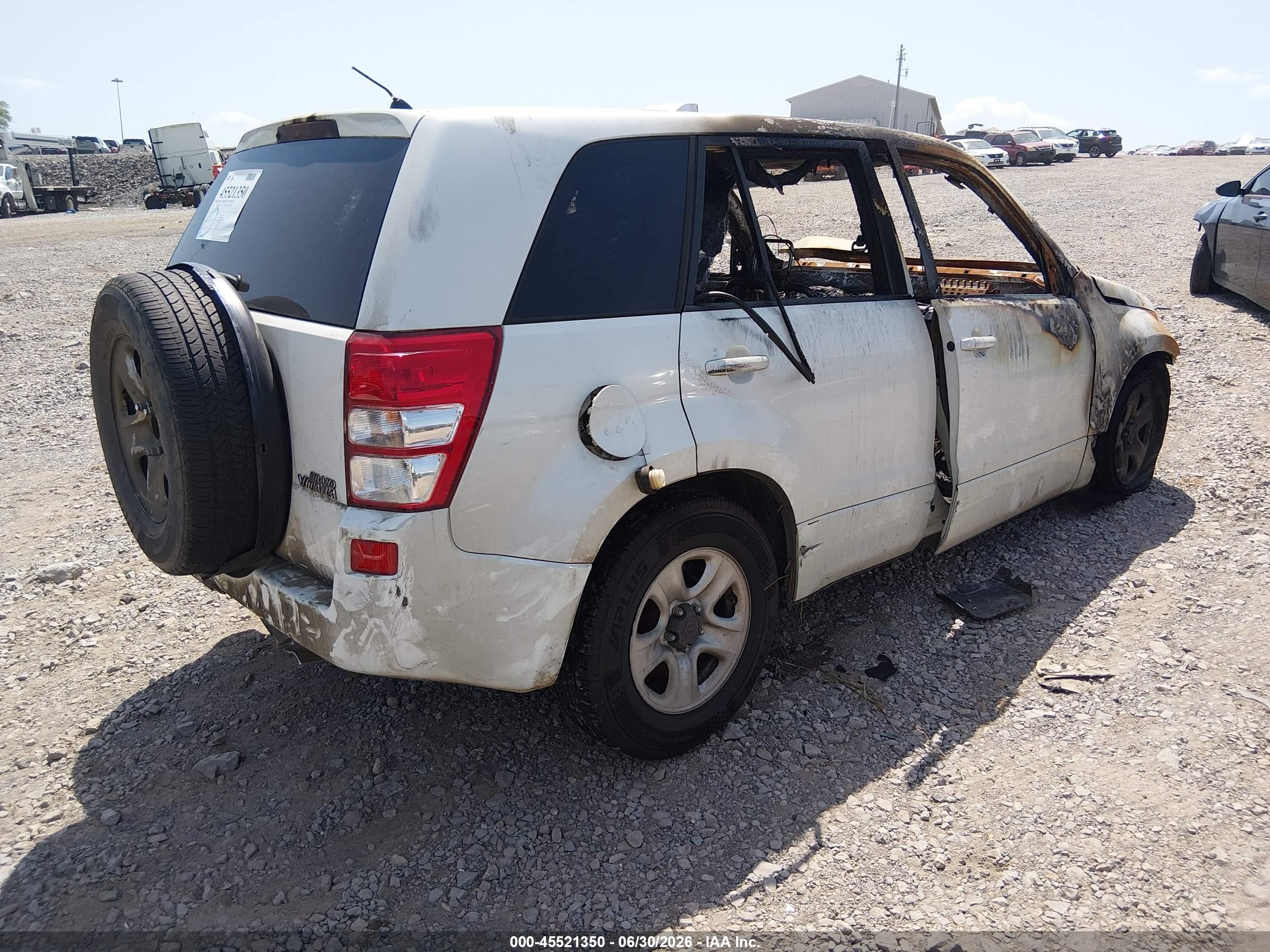 2010 Suzuki Grand Vitara Premium White vin: JS3TE0D23A4100311
