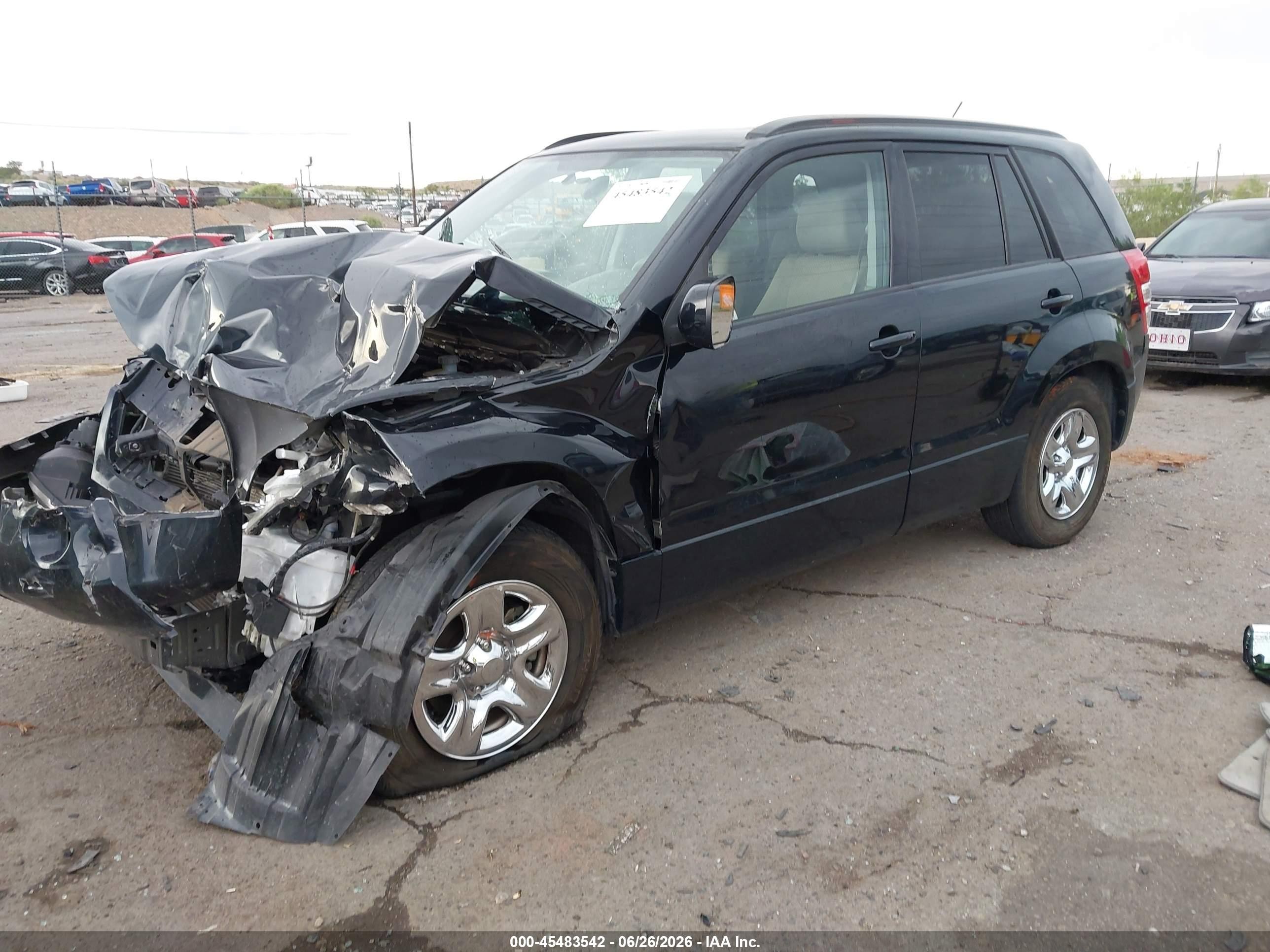 2010 Suzuki Grand Vitara Xsport Black vin: JS3TE0D48A4100936