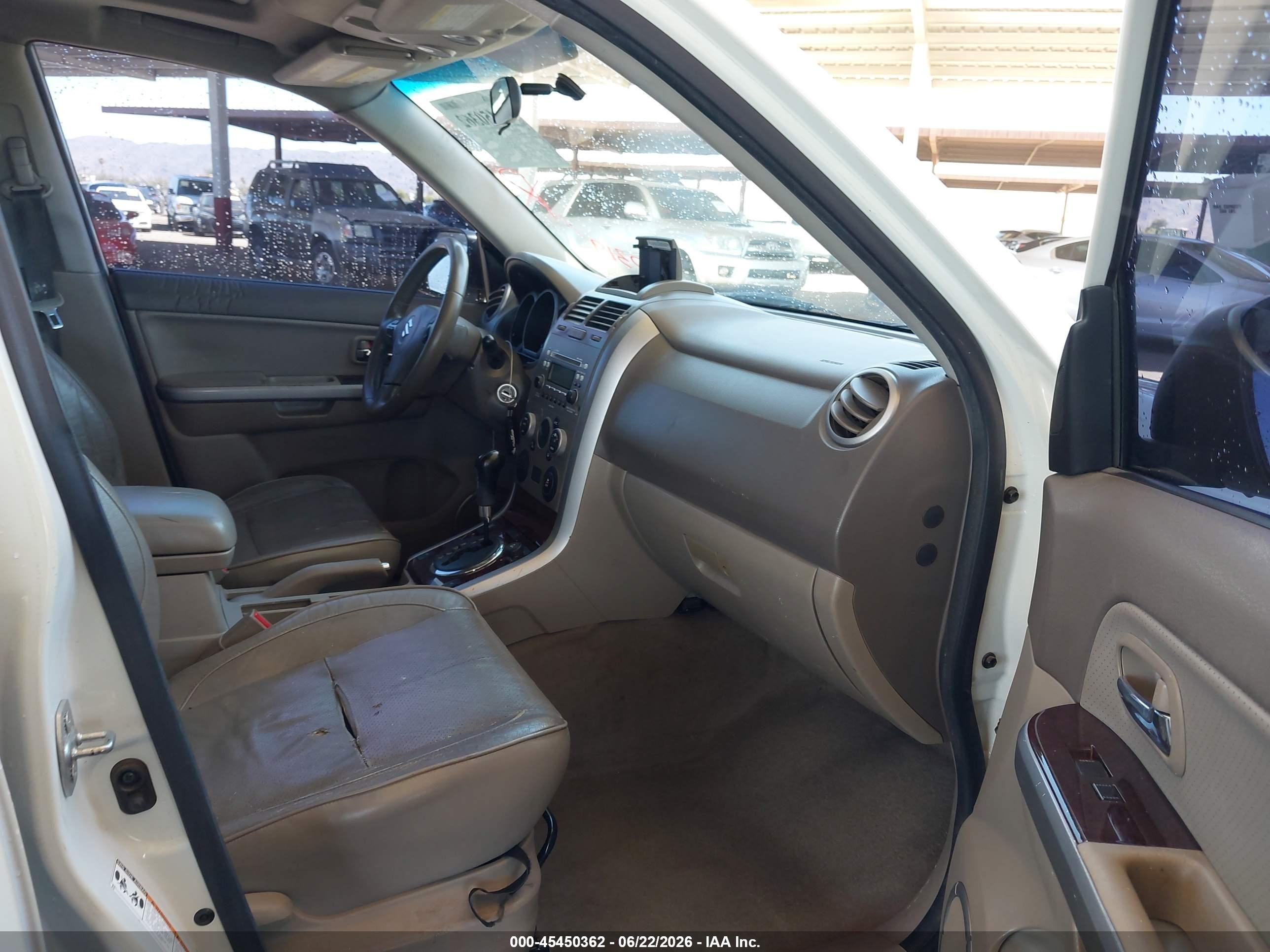 2012 Suzuki Grand Vitara Limited White vin: JS3TE0D7XC4100319