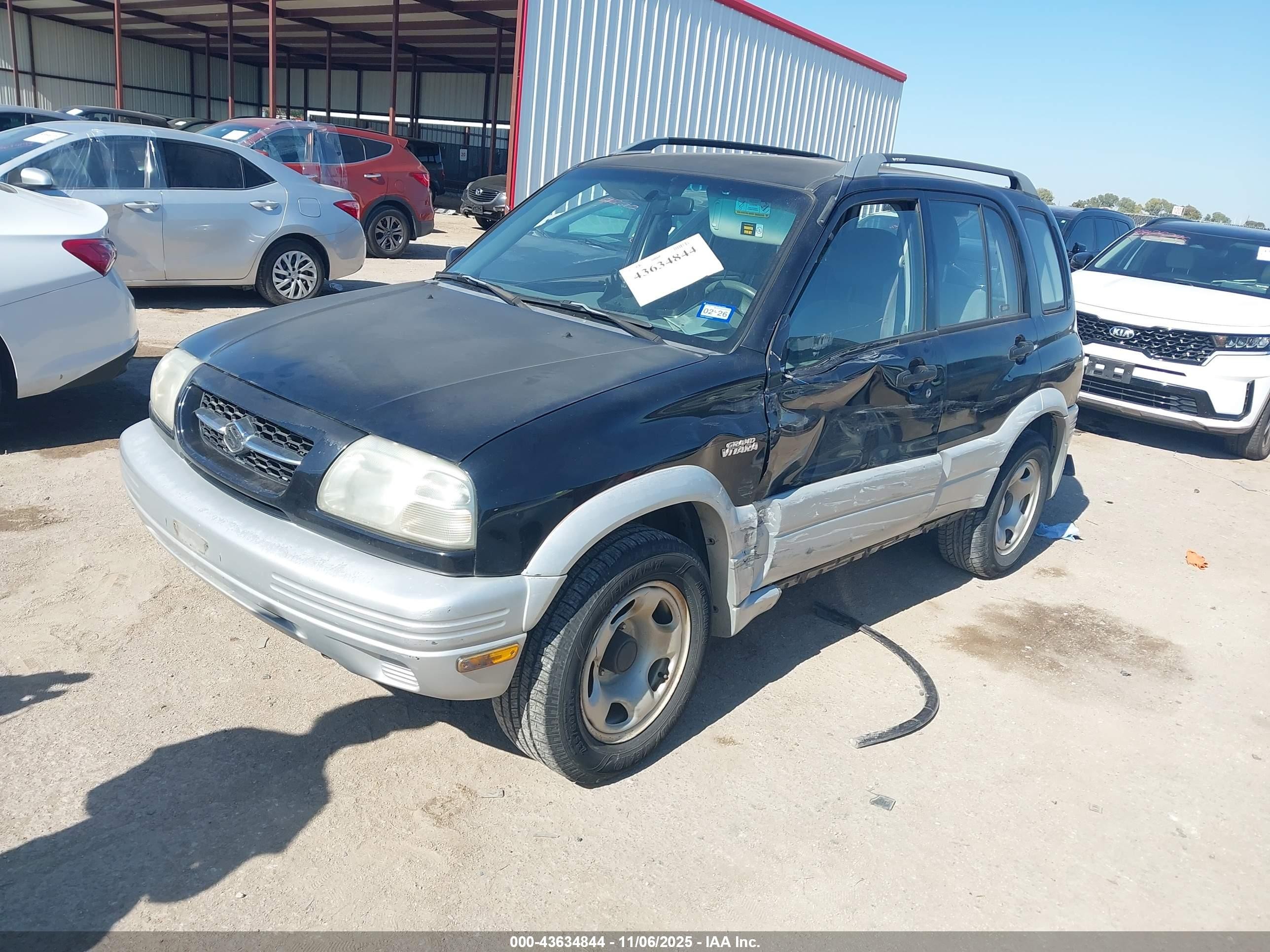2000 Suzuki Grand Vitara Jls/jls+/limited Black vin: JS3TE62V1Y4108854