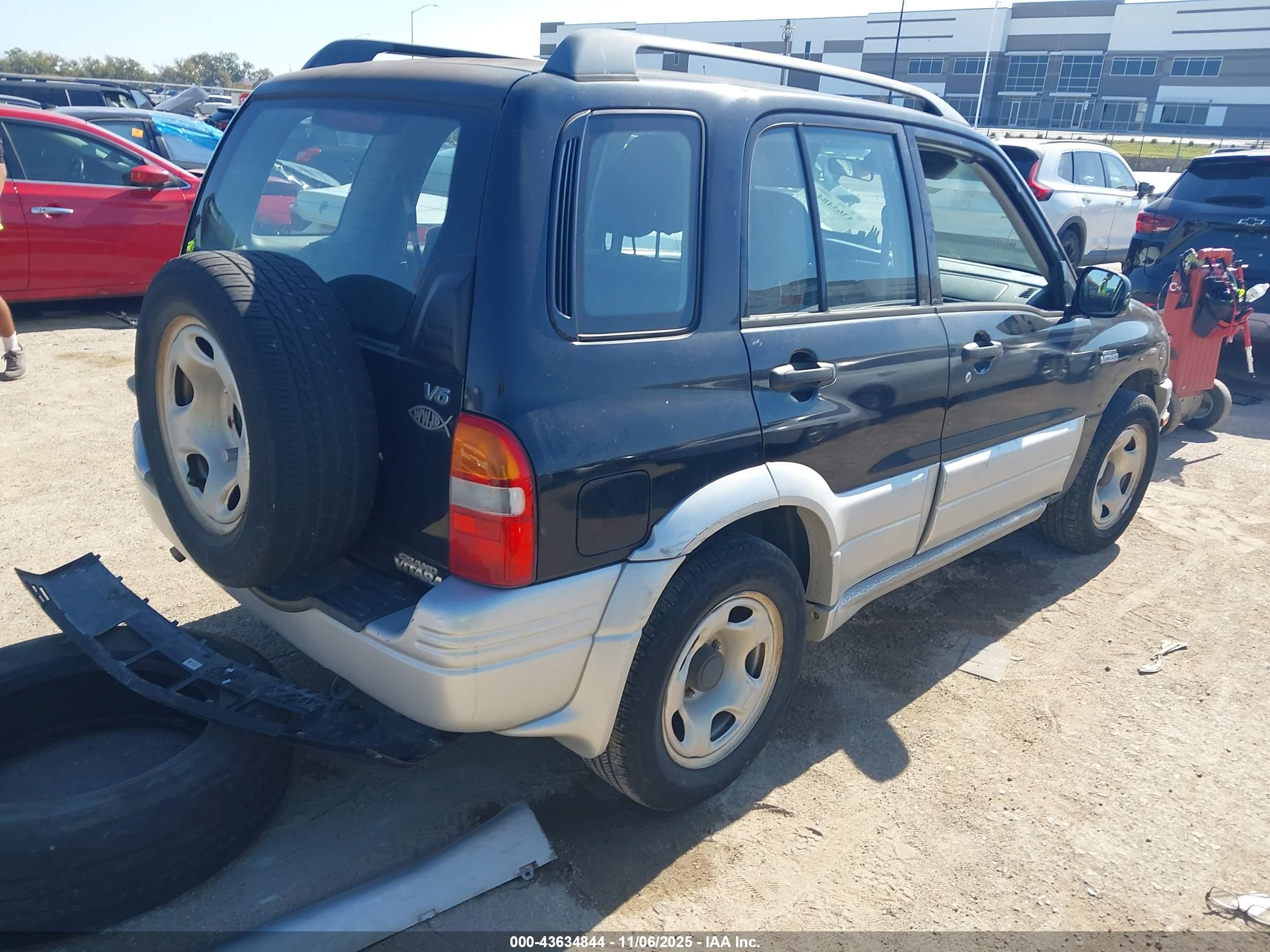 2000 Suzuki Grand Vitara Jls/jls+/limited Black vin: JS3TE62V1Y4108854