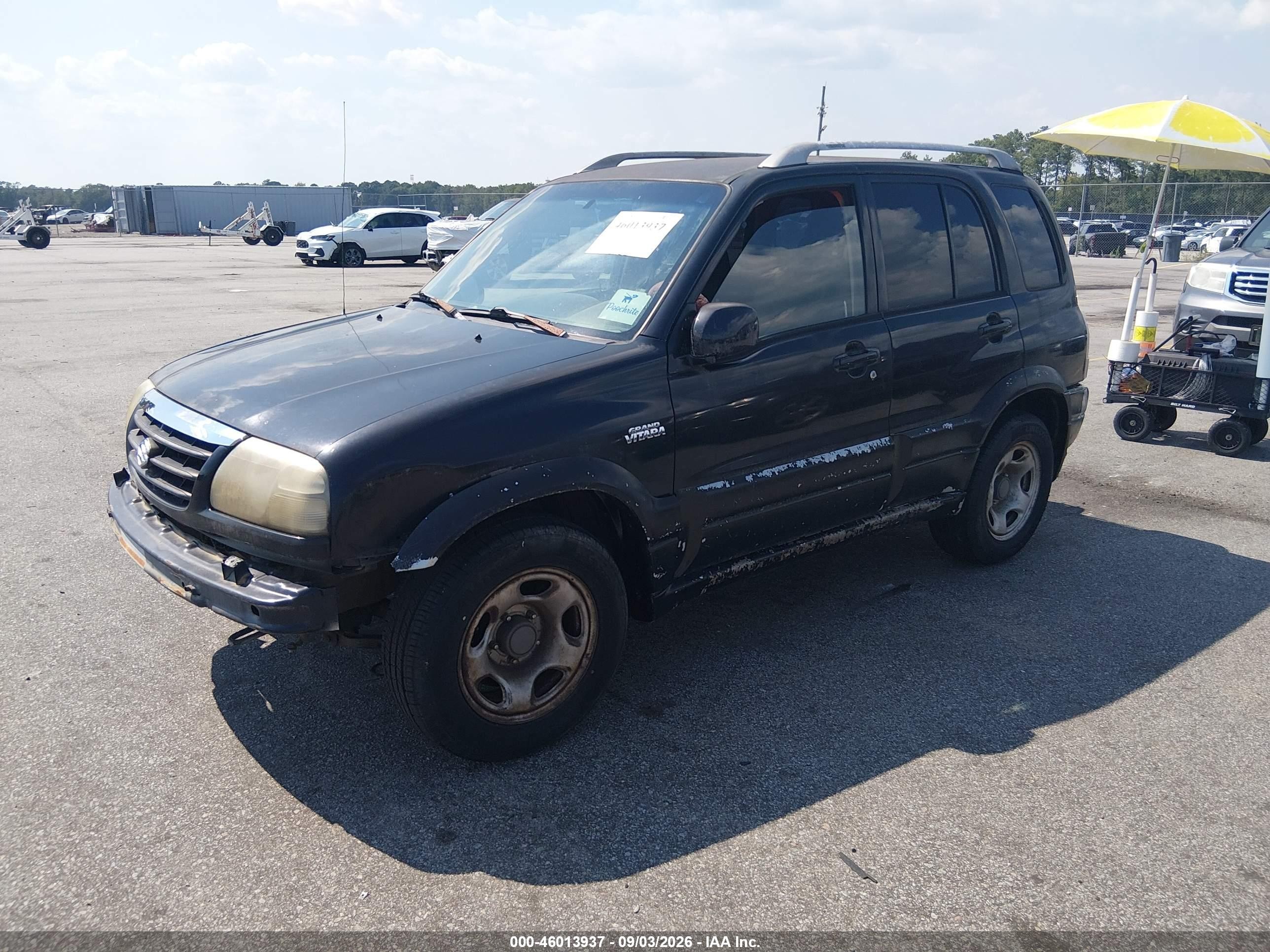 2005 Suzuki Grand Vitara Ex/lx Black vin: JS3TE62V254100189