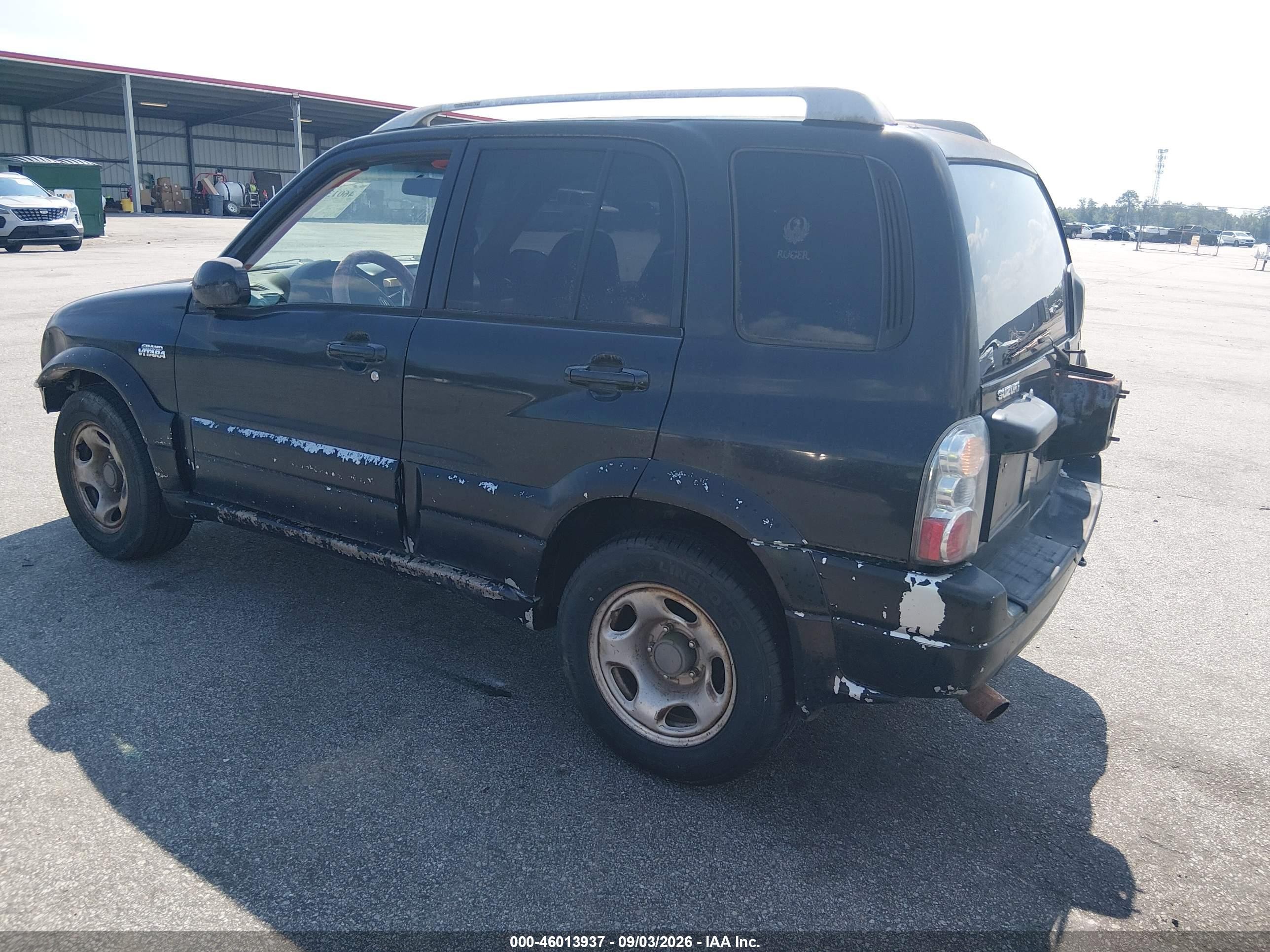 2005 Suzuki Grand Vitara Ex/lx Black vin: JS3TE62V254100189