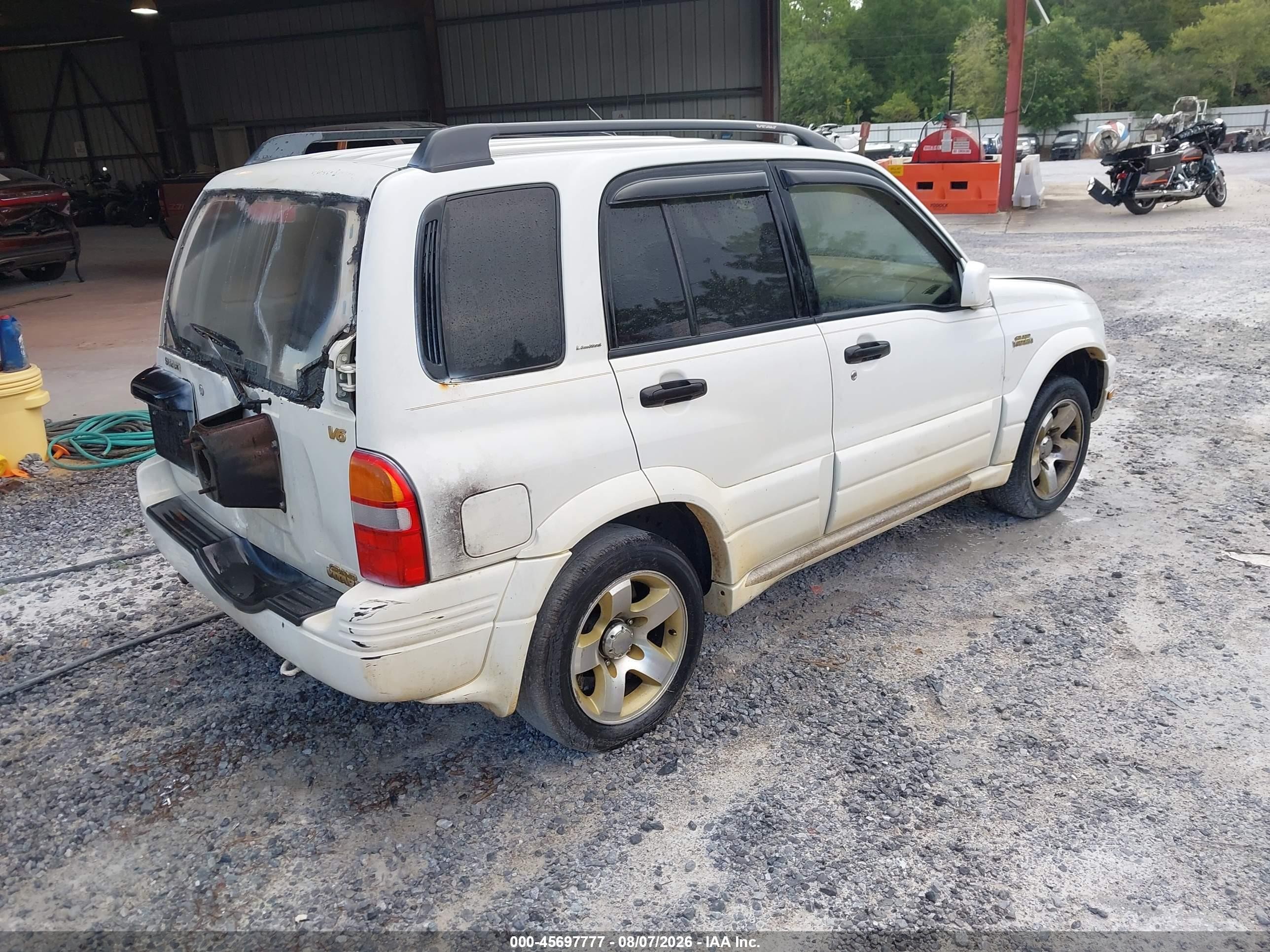 2000 Suzuki Grand Vitara Jls/jls+/limited White vin: JS3TE62V3Y4103672