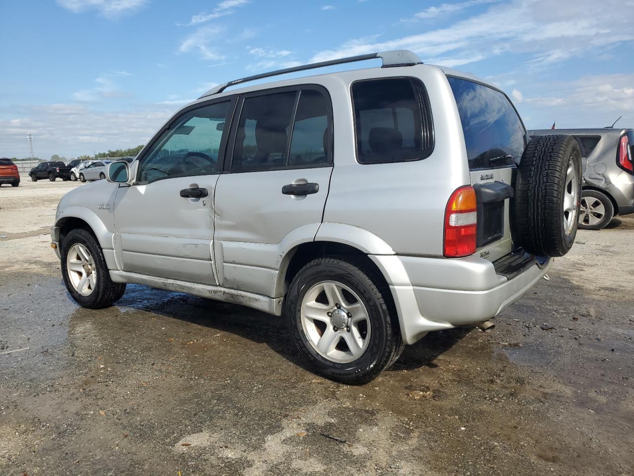 2003 Suzuki Grand Vitara Jls Limited Silver vin: JS3TE62V434100787
