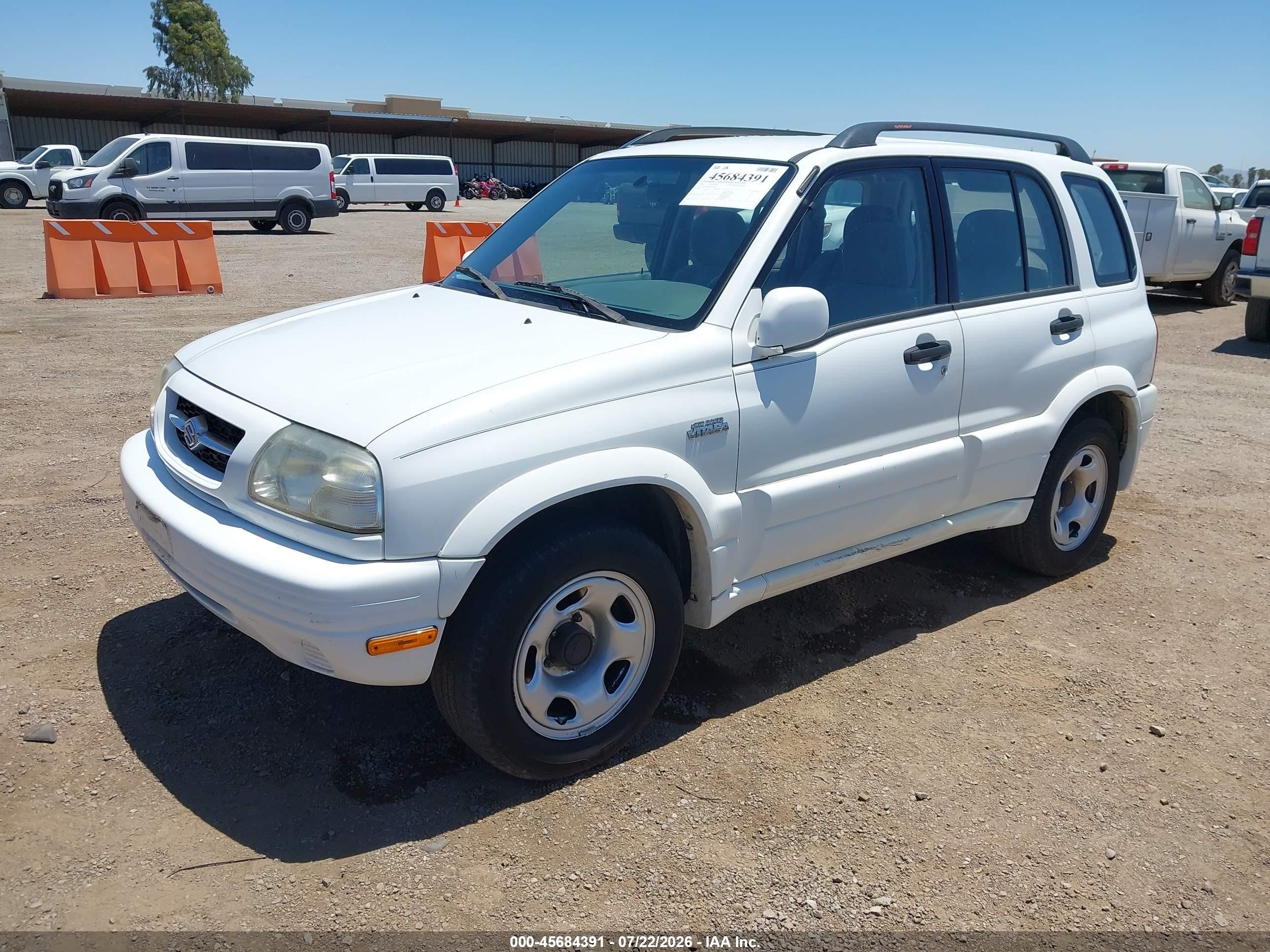 1999 Suzuki Grand Vitara Js/js+ White vin: JS3TE62V6X4101381