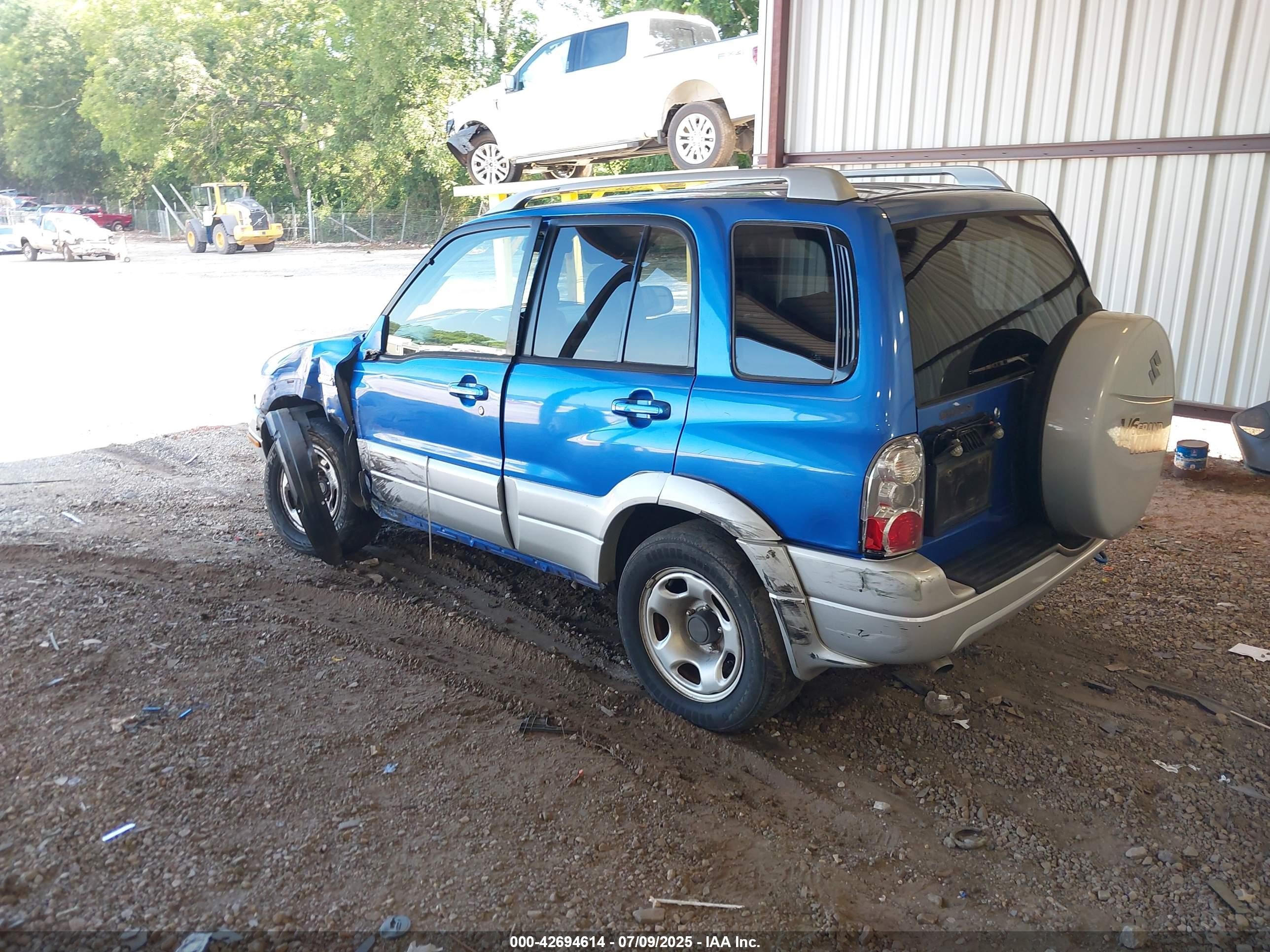 2004 Suzuki Grand Vitara Ex/lx Blue vin: JS3TE62V744100199