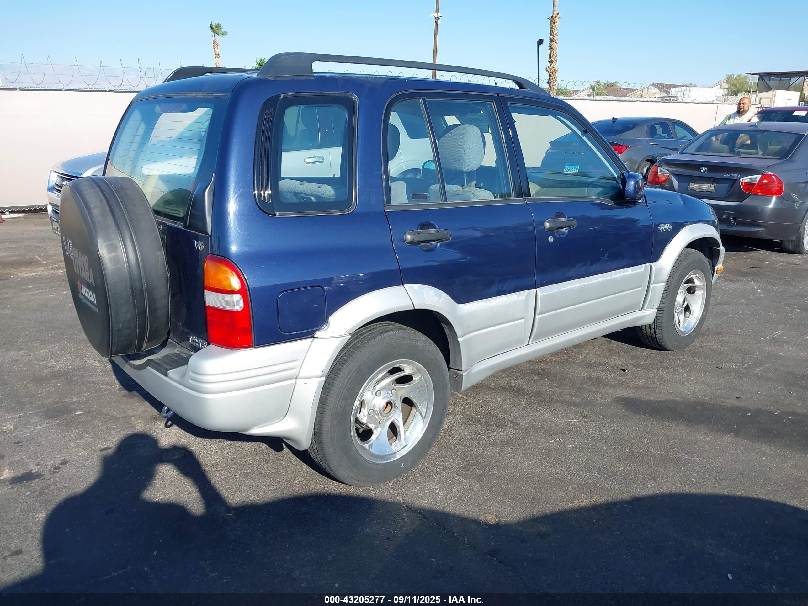 2000 Suzuki Grand Vitara Jls/jls+/limited Blue vin: JS3TE62V7Y4100533