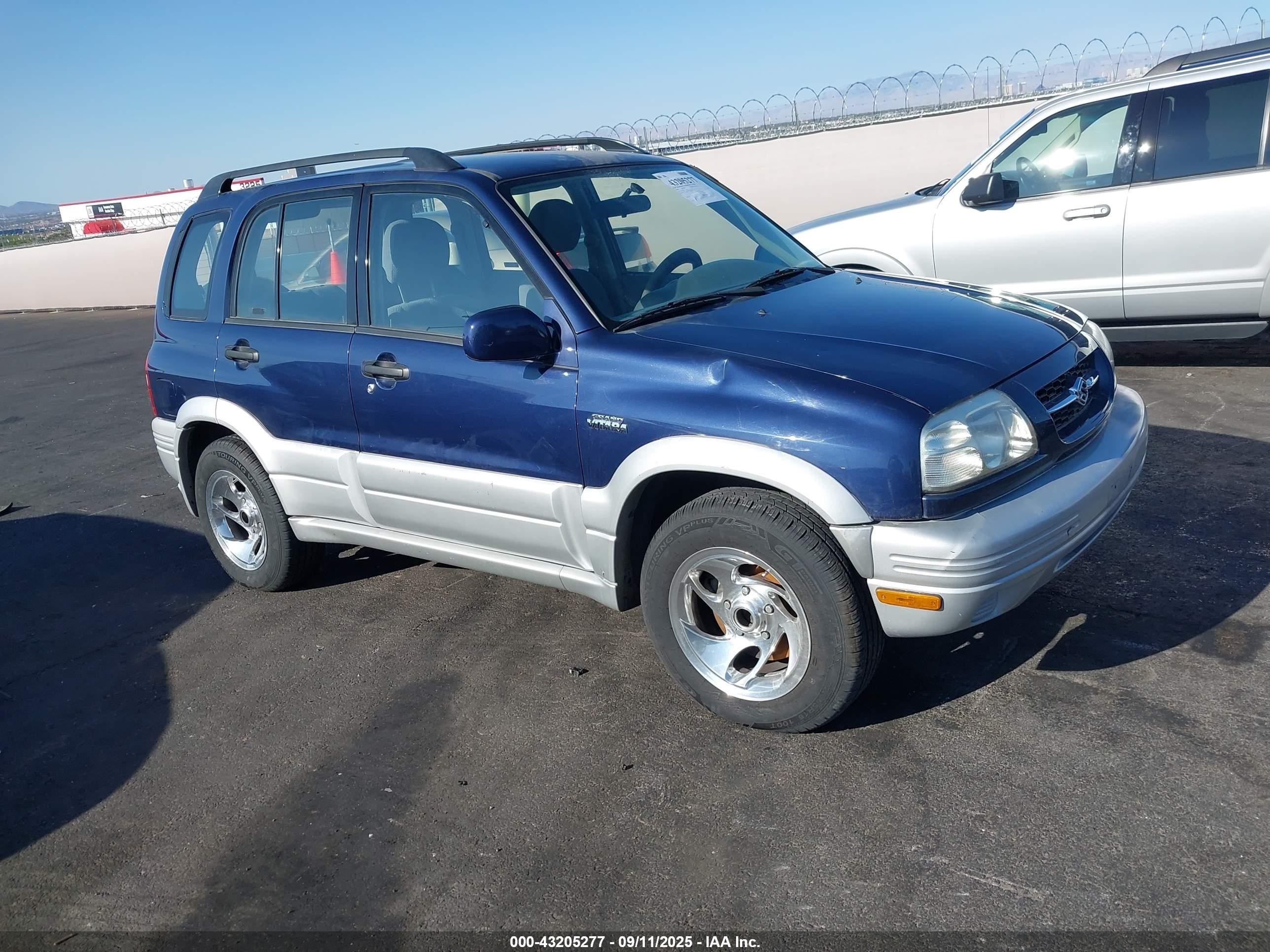 2000 Suzuki Grand Vitara Jls/jls+/limited Blue vin: JS3TE62V7Y4100533