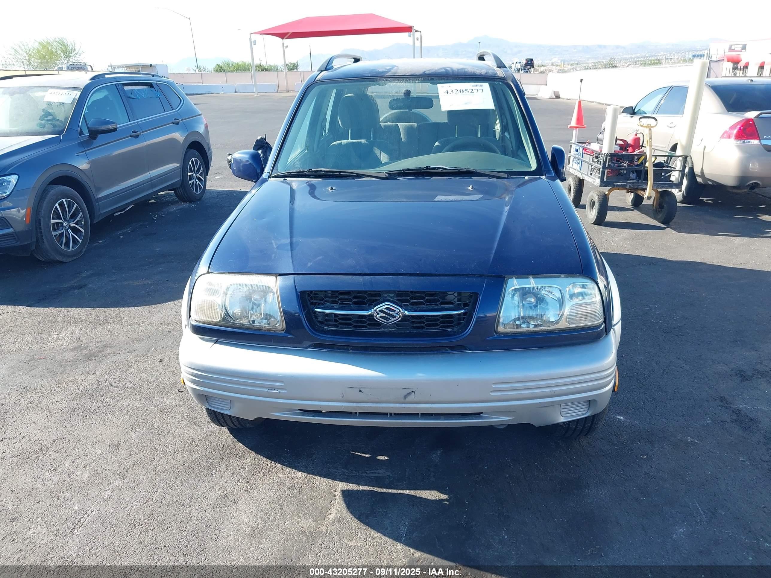2000 Suzuki Grand Vitara Jls/jls+/limited Blue vin: JS3TE62V7Y4100533