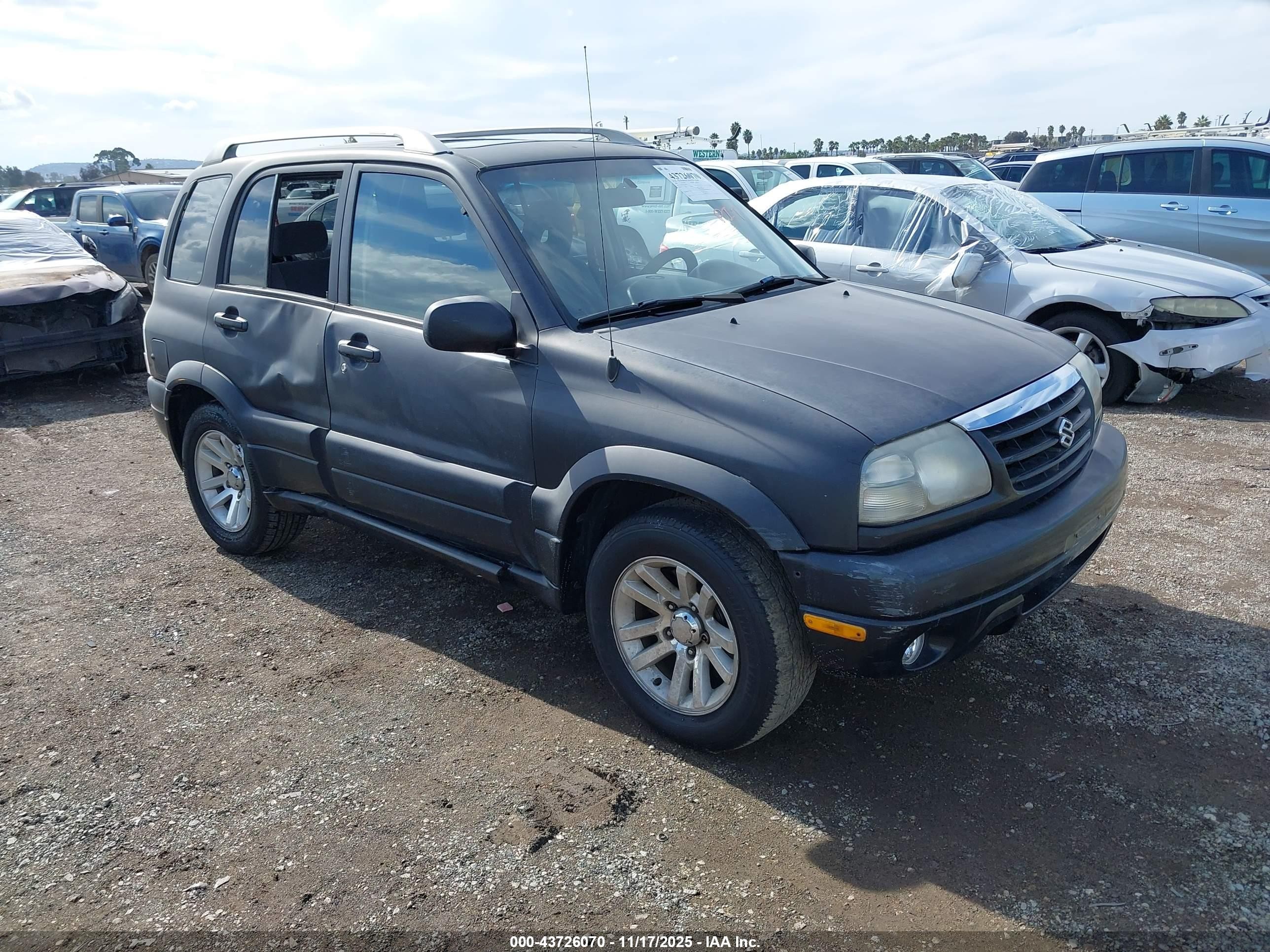 2004 Suzuki Grand Vitara Ex/lx Черный vin: JS3TE62V844100437