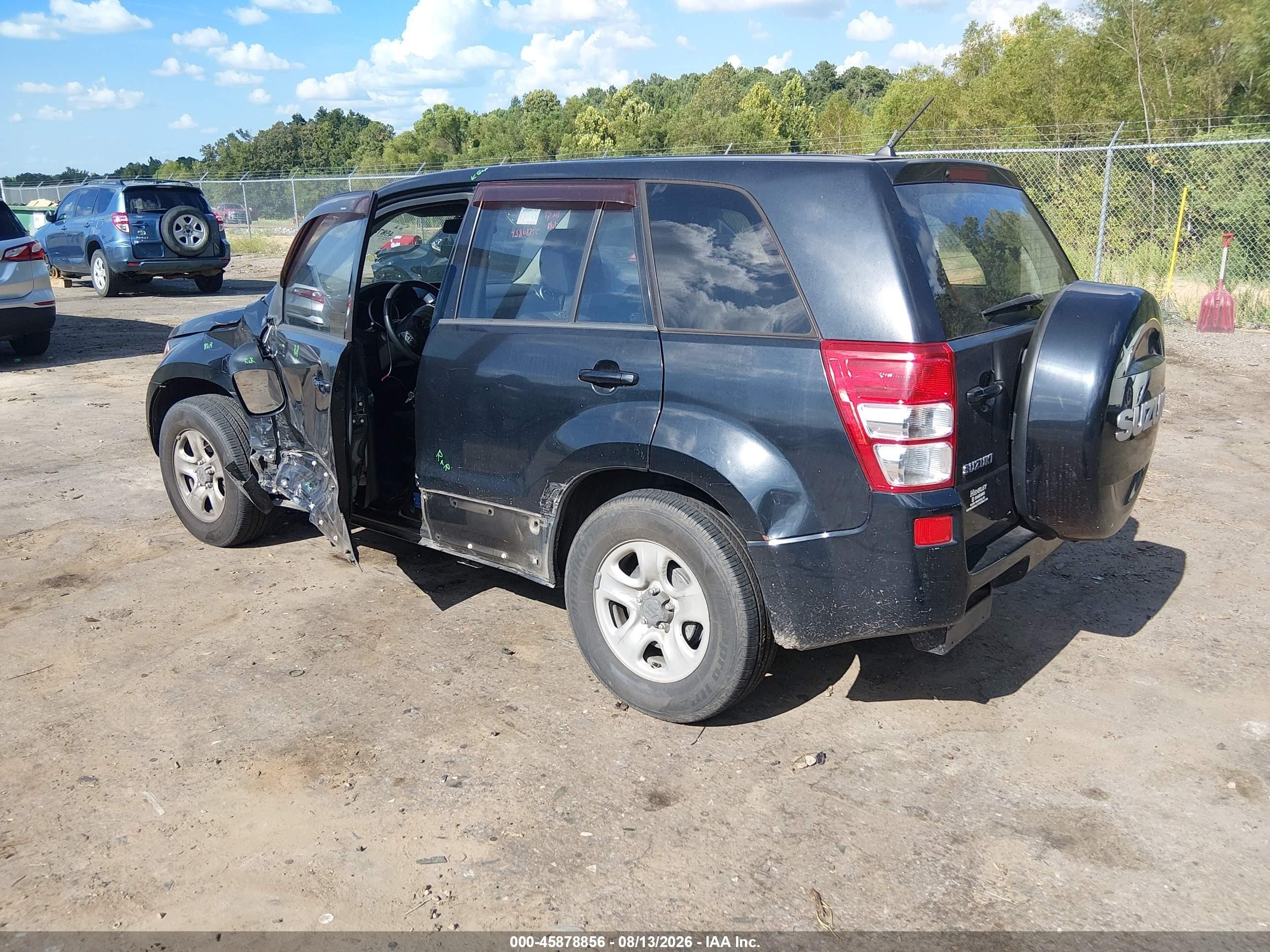 2008 Suzuki Grand Vitara Appearance/appearance Plus/w/spare   Cargo Covers Black vin: JS3TE941184104153