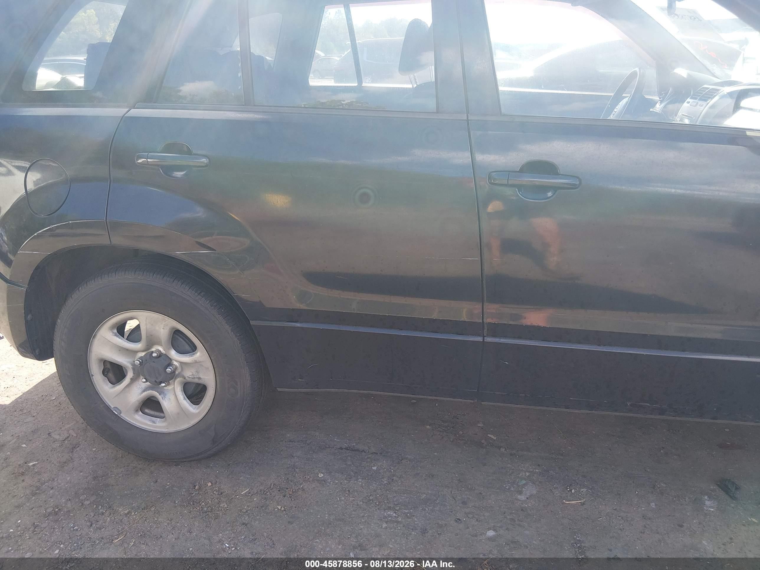 2008 Suzuki Grand Vitara Appearance/appearance Plus/w/spare   Cargo Covers Black vin: JS3TE941184104153