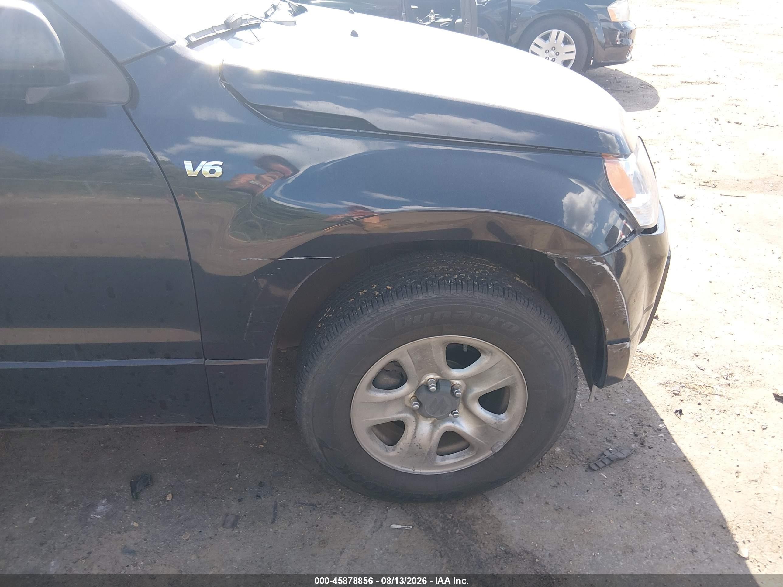 2008 Suzuki Grand Vitara Appearance/appearance Plus/w/spare   Cargo Covers Black vin: JS3TE941184104153